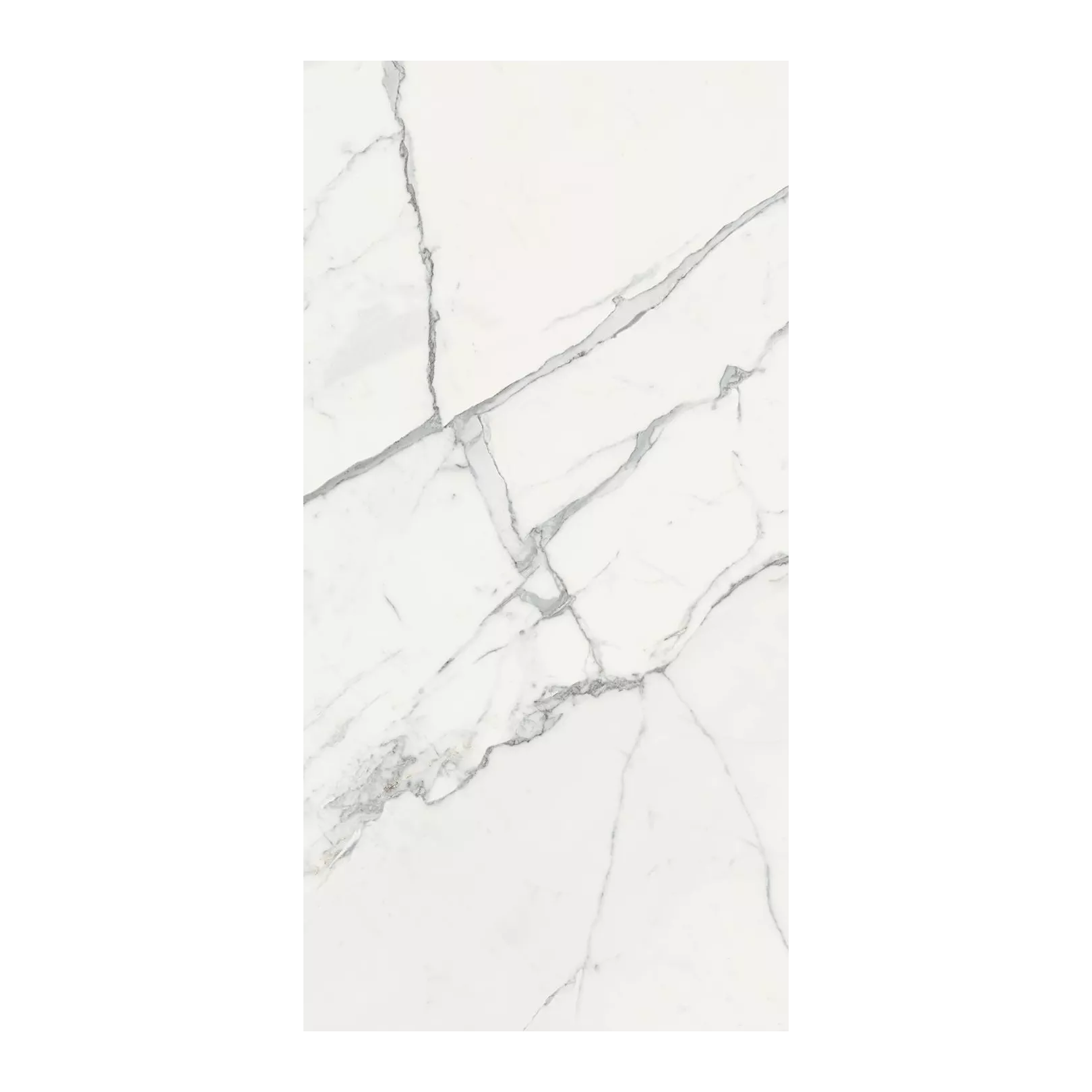 Carrelage grès cérame effet marbre Infinito 2.0 Calacatta White (5formats, 3 finitions)