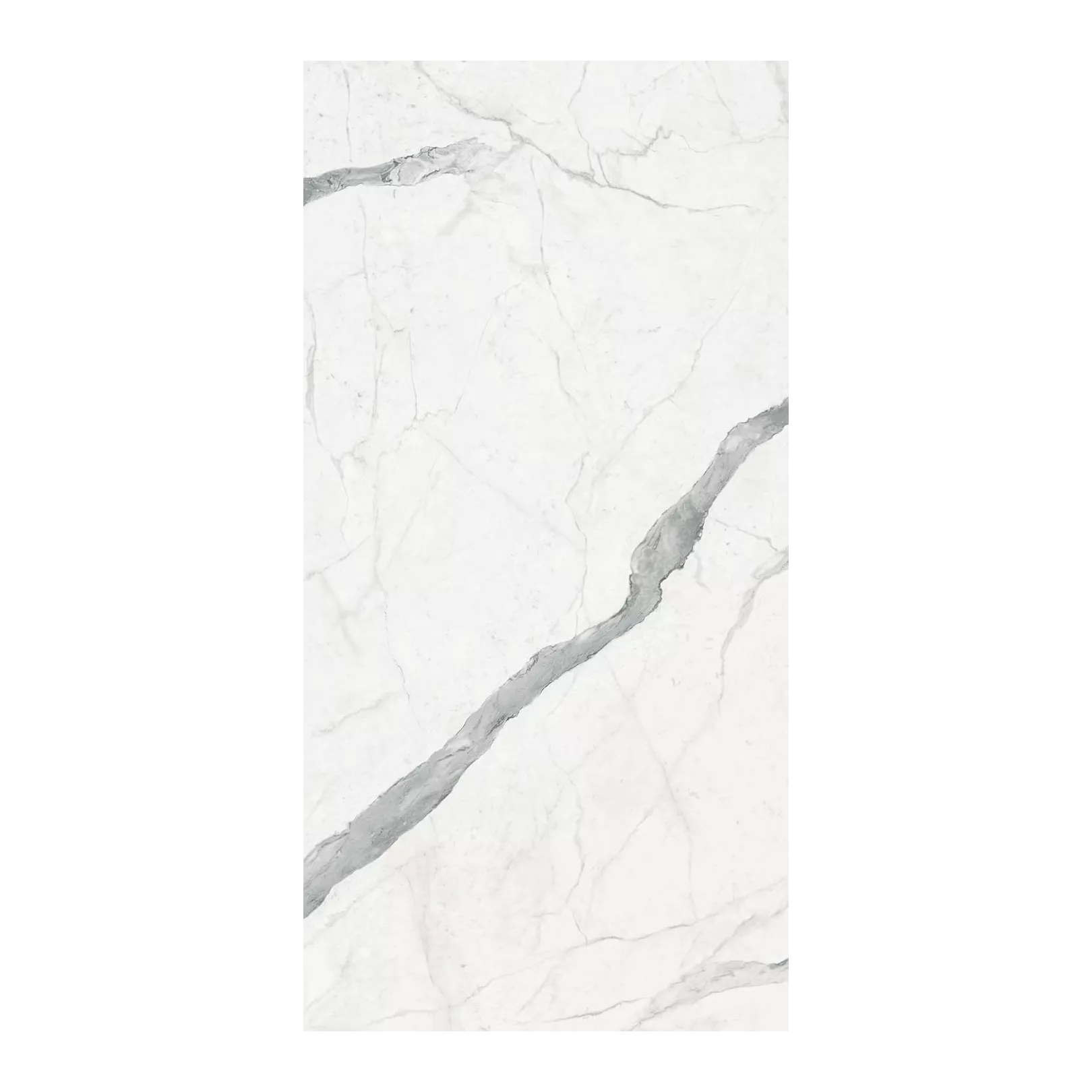 Carrelage grès cérame effet marbre Infinito 2.0 Statuario (4 formats, 3 finitions)