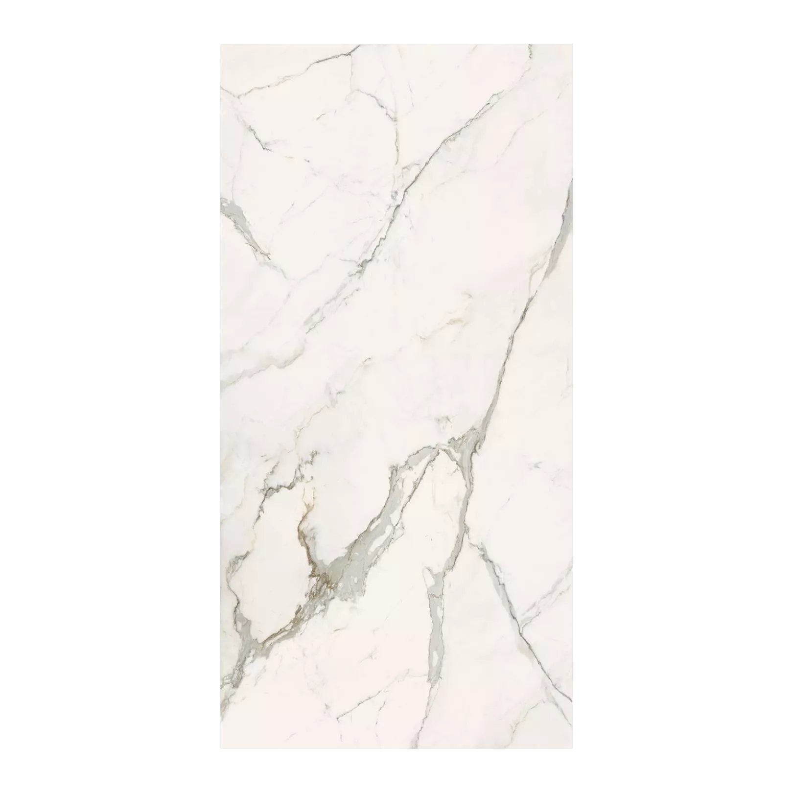 Carrelage grès cérame effet marbre Infinito 2.0 Calacatta Light (4formats, 2 finitions)