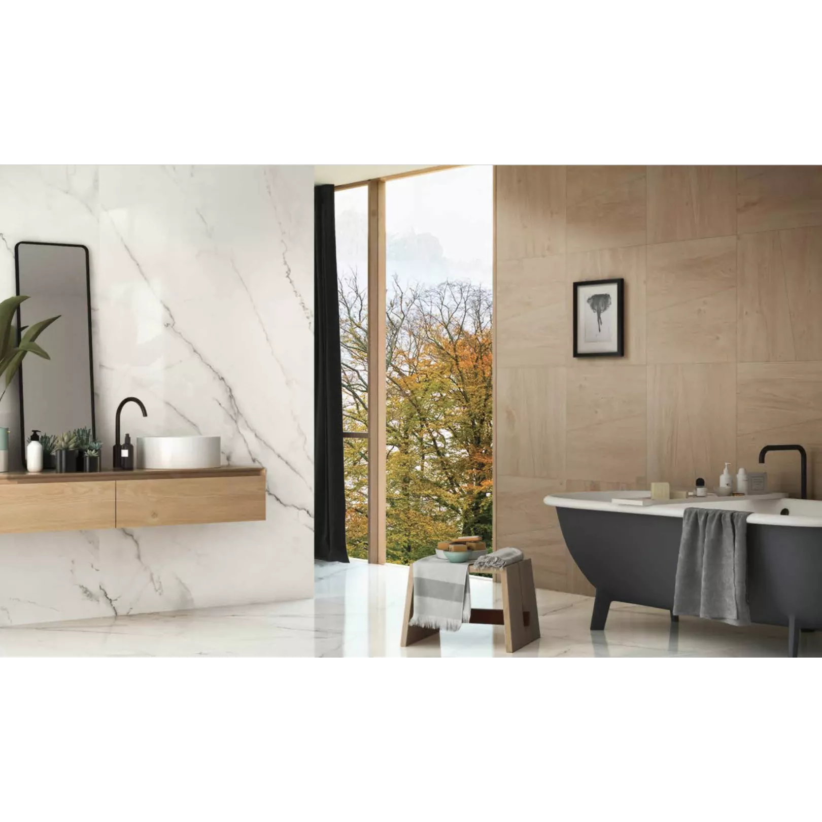 Carrelage grès cérame effet marbre Infinito 2.0 Lincoln (5 formats, 3 finitions)