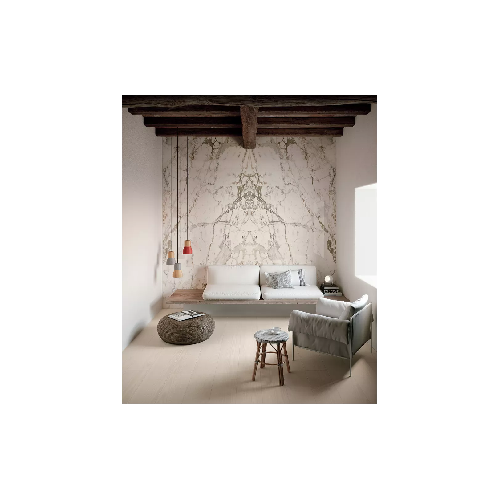 Carrelage grès cérame effet marbre Infinito 2.0 Capraia 320x160 (2 finitions)