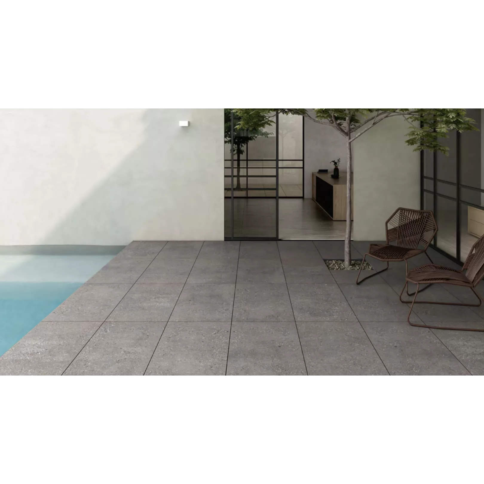 Carrelage grès cérame effet terrazzo Wind (5 couleurs, 6 formats)