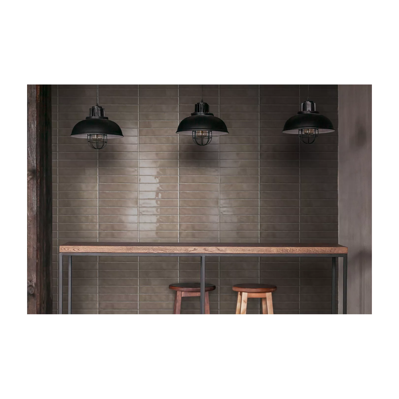 Carrelage mural faïence vernis Vernici 5x25cm (14 couleurs)