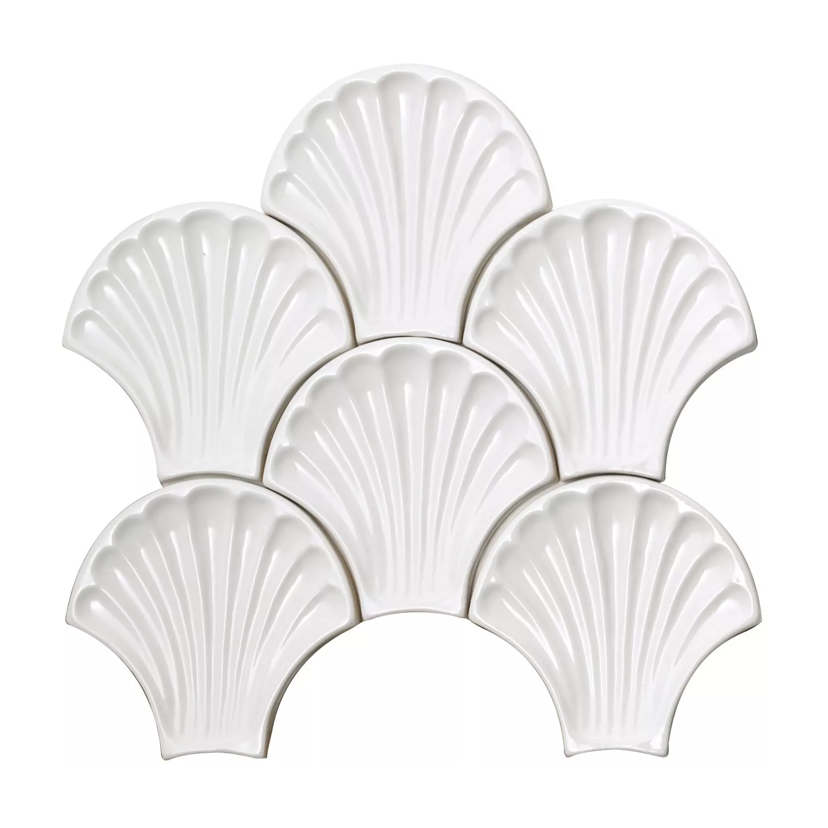 Faience Artigiana Conchiglie, coquillage 15x15,5cm (10couleurs)