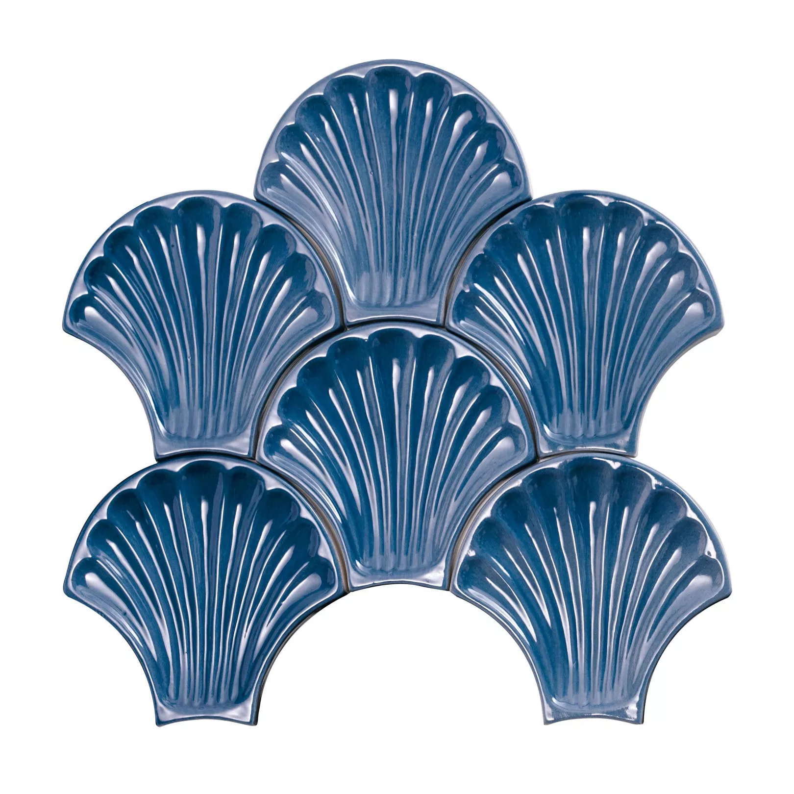 Faience Artigiana Conchiglie, coquillage 15x15,5cm (10couleurs)