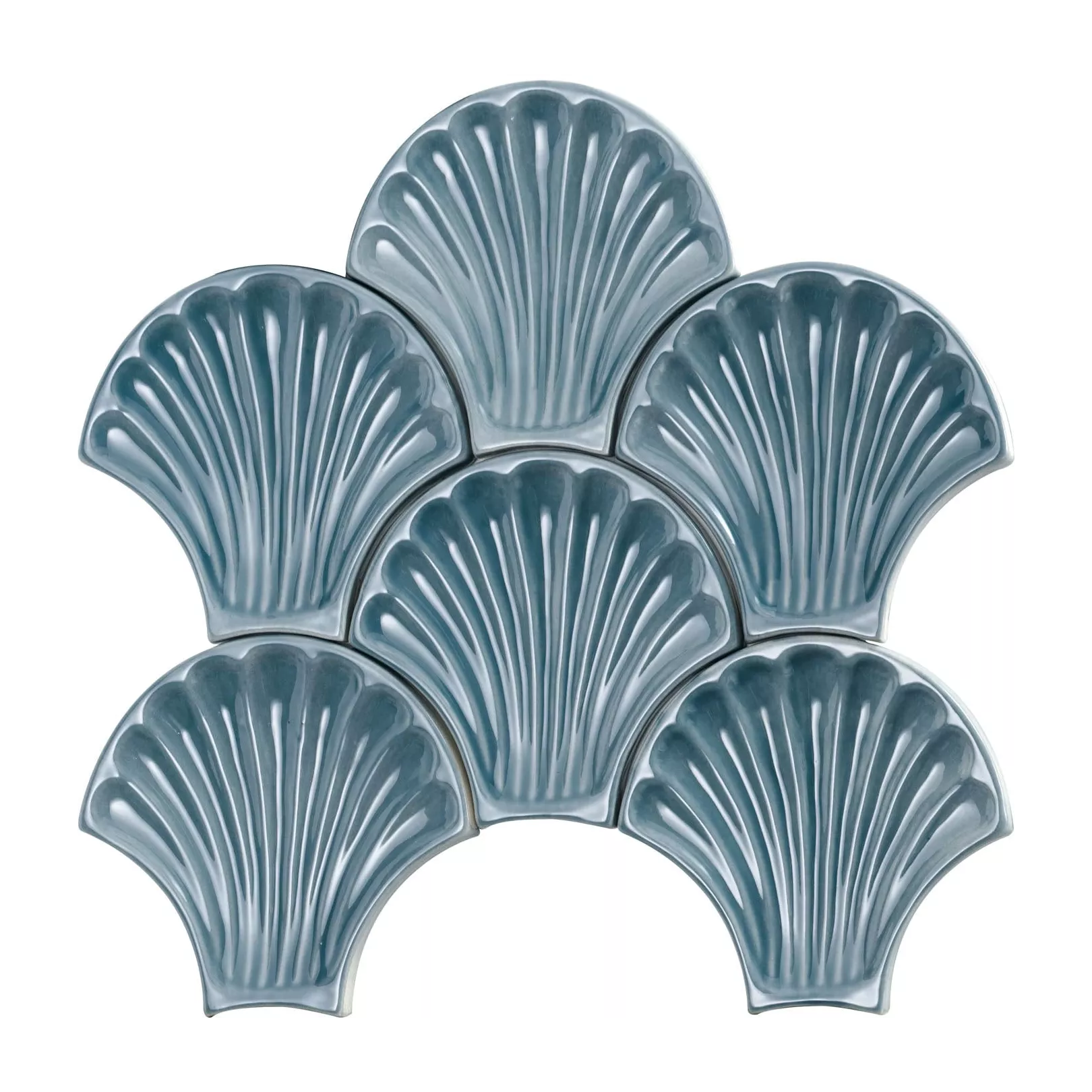 Faience Artigiana Conchiglie, coquillage 15x15,5cm (10couleurs)