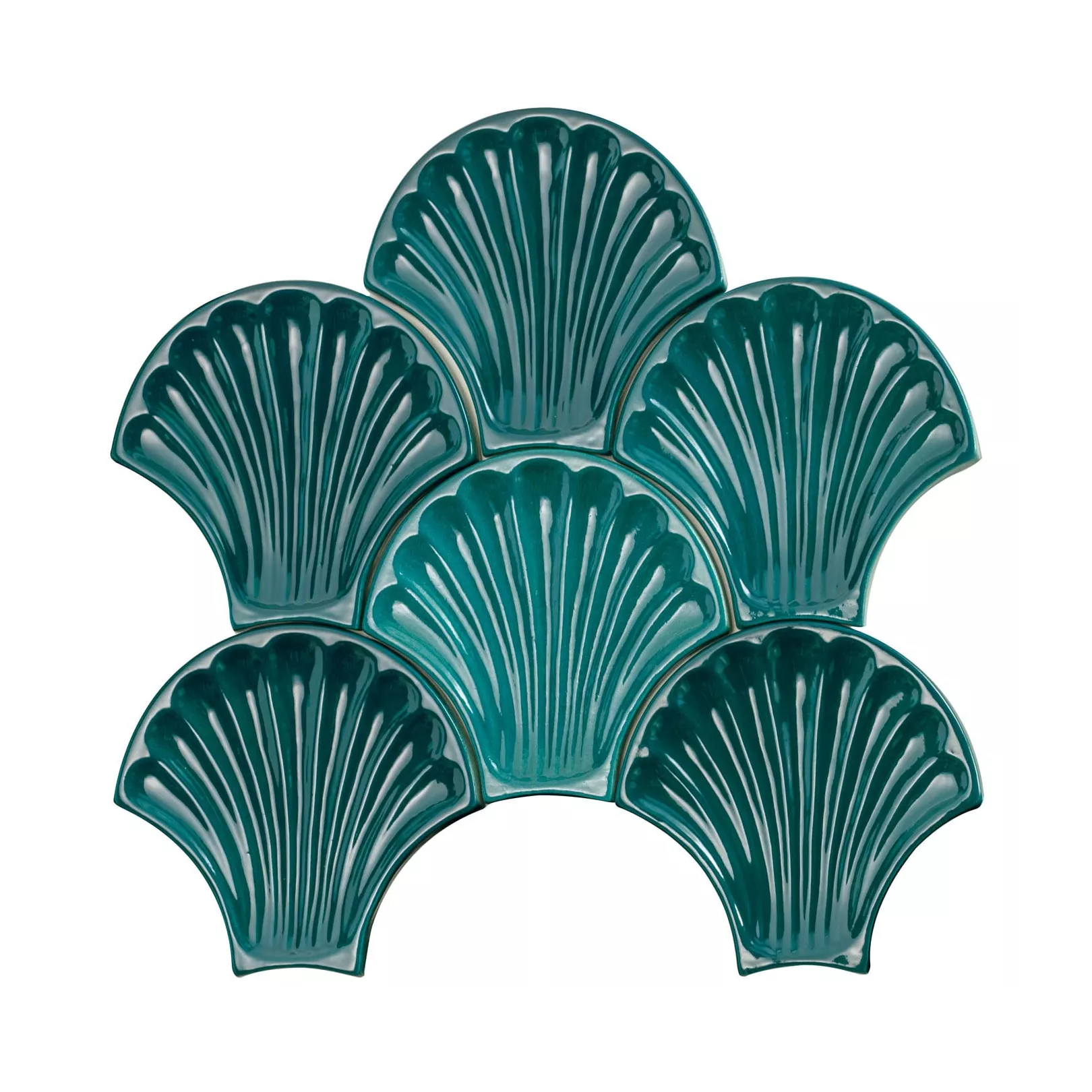 Faience Artigiana Conchiglie, coquillage 15x15,5cm (10couleurs)