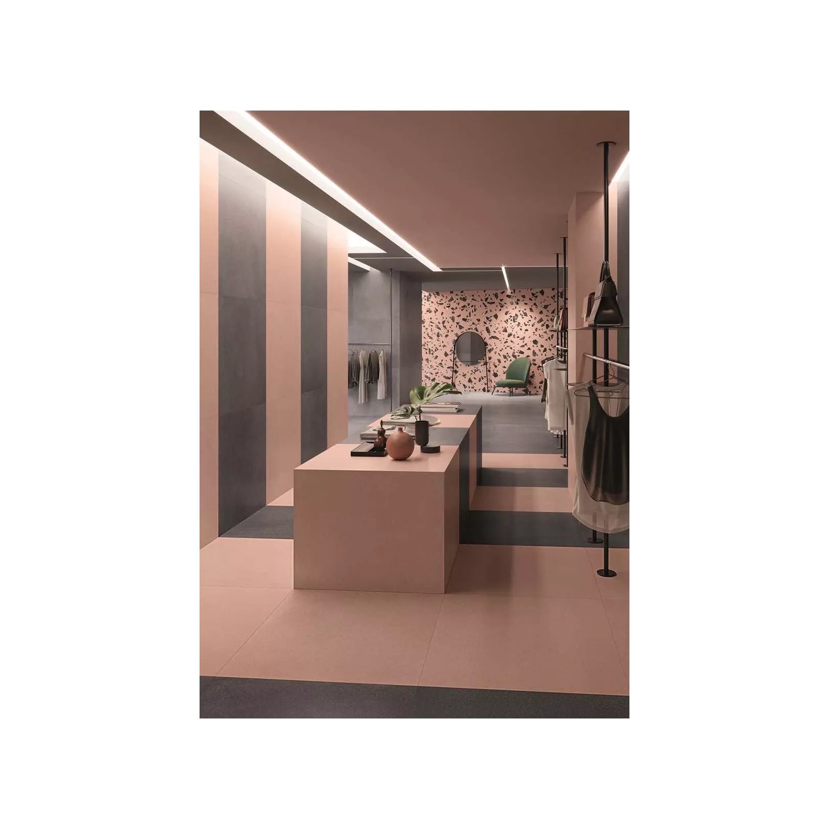 Carreau Terrazzo Medley Rock (6 couleurs, 3 formats)