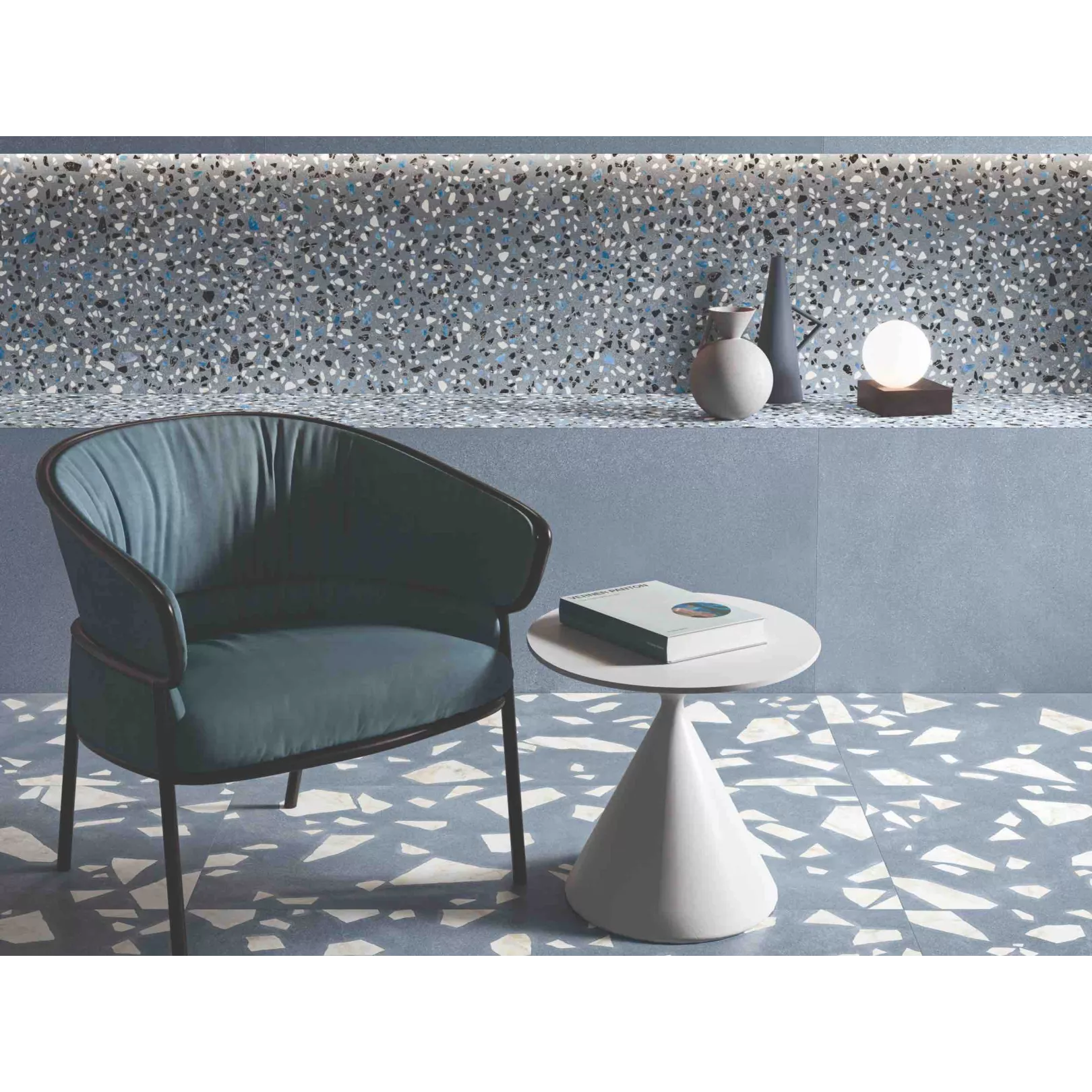 Carrelage grès cérame effet Terrazzo Medley Rock (6 couleurs, 3 formats)