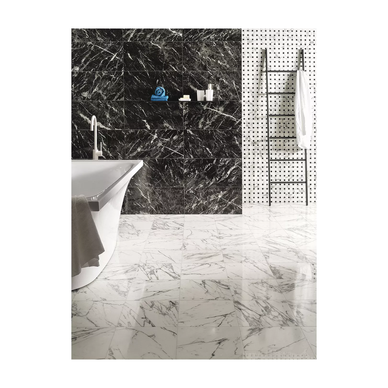 Carrelage grès cérame effet marbre Prestige Carnico Effect