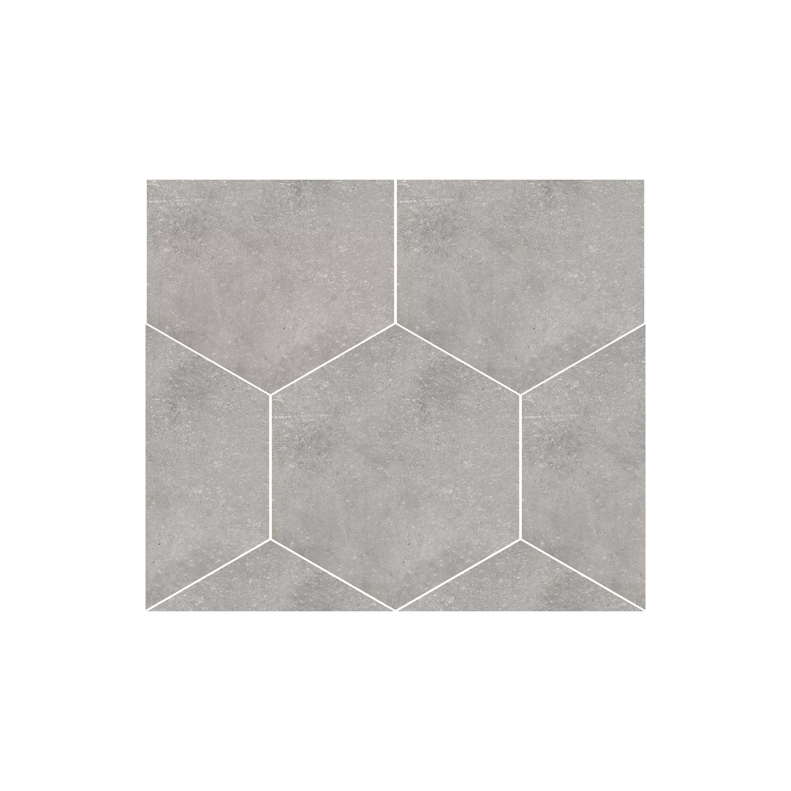 Carrelage grès cérame effet ciment Rift hexagone (4 couleurs + un décor)