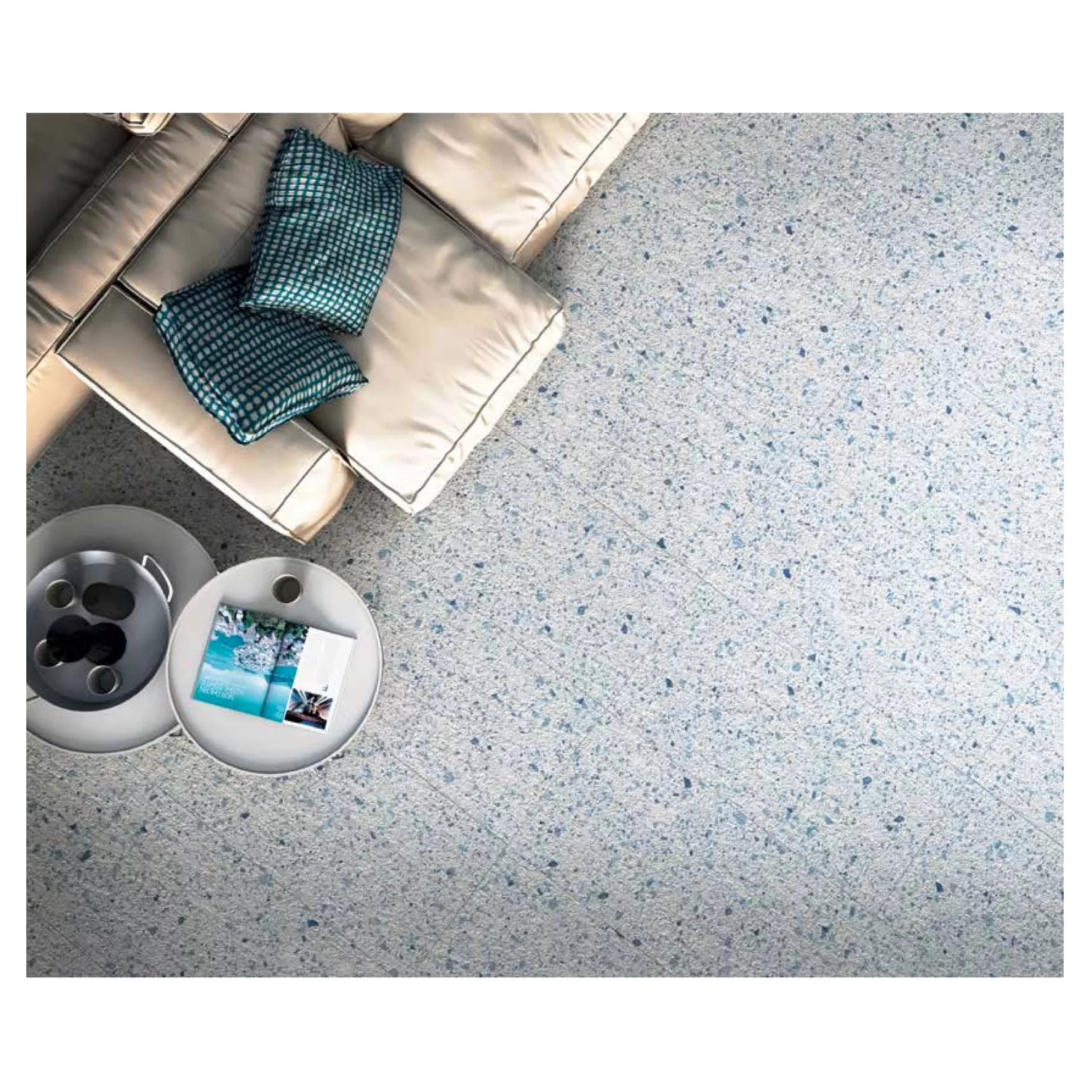 Carrelage grès cérame effet terrazzo Venice Villa Colors (4 formats, 5 couleurs,  3 finitions)