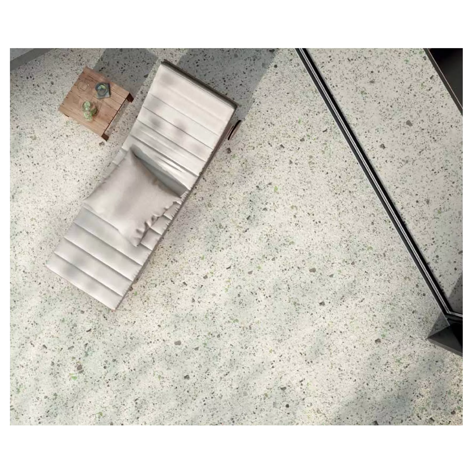 Carrelage grès cérame effet terrazzo Venice Villa Colors (4 formats, 5 couleurs,  3 finitions)