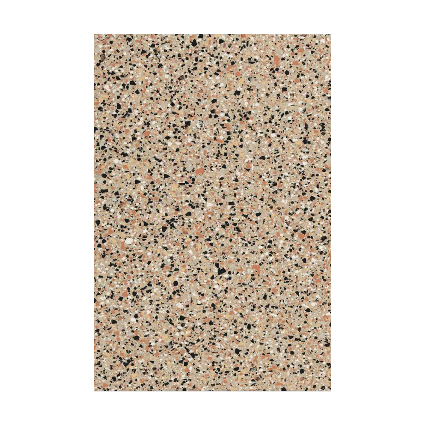 Carrelage grès cérame effet terrazzo Venice Rialto Graphite (8 couleurs, 4 formats, 3 finitions)