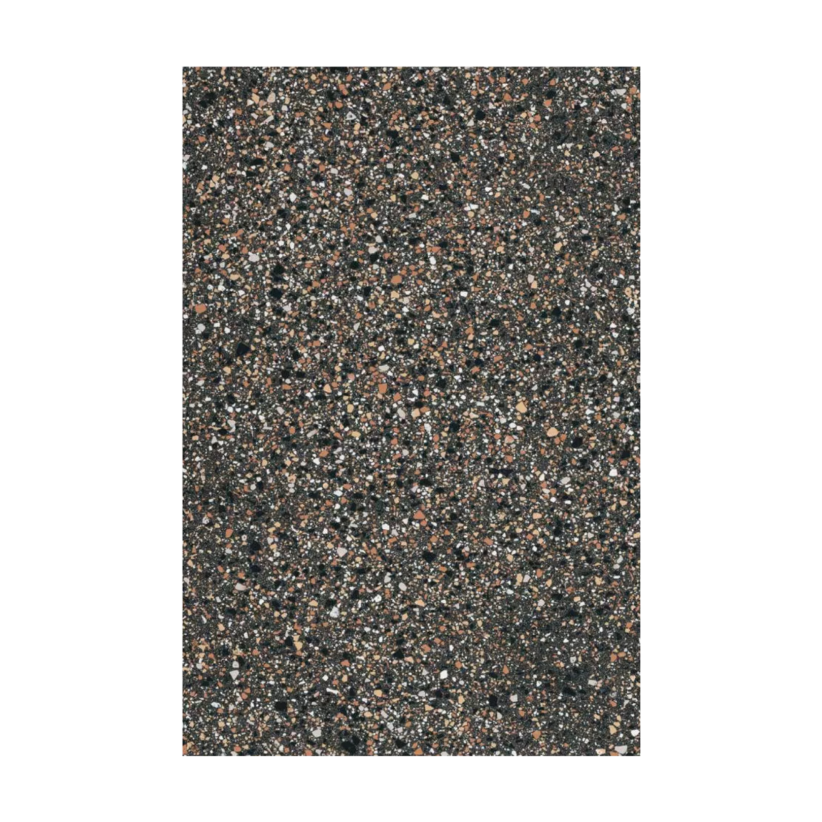 Carrelage grès cérame effet terrazzo Venice Rialto Graphite (8 couleurs, 4 formats, 3 finitions)
