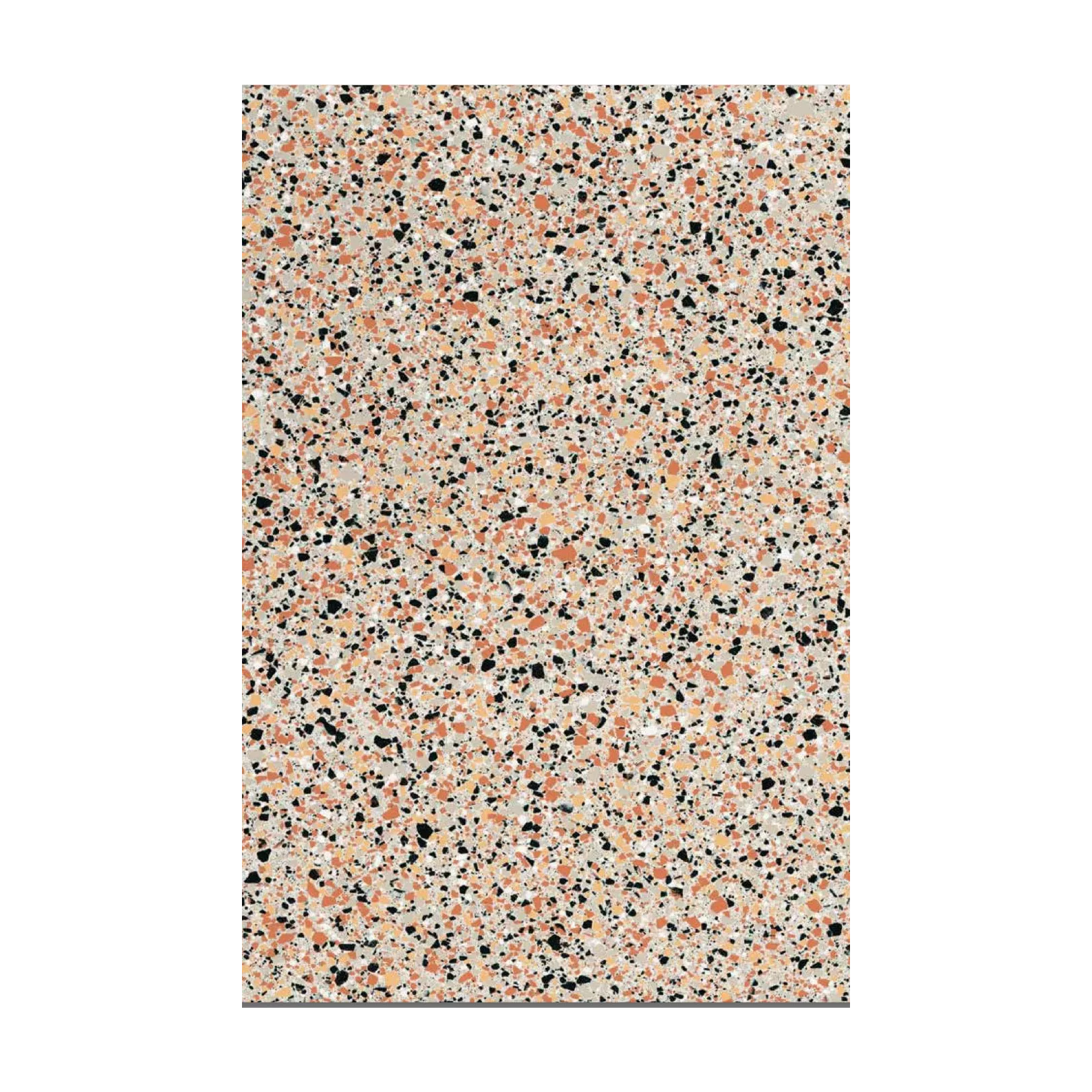Carrelage grès cérame effet terrazzo Venice Rialto Graphite (8 couleurs, 4 formats, 3 finitions)