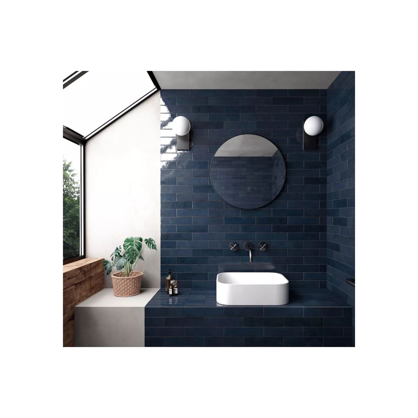 Carrelage mural faïence Tribeca (10 couleurs, 3 formats)