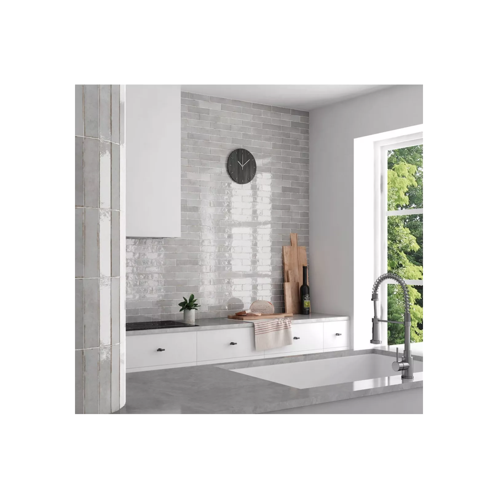 Carrelage mural faïence Tribeca (10 couleurs, 3 formats)