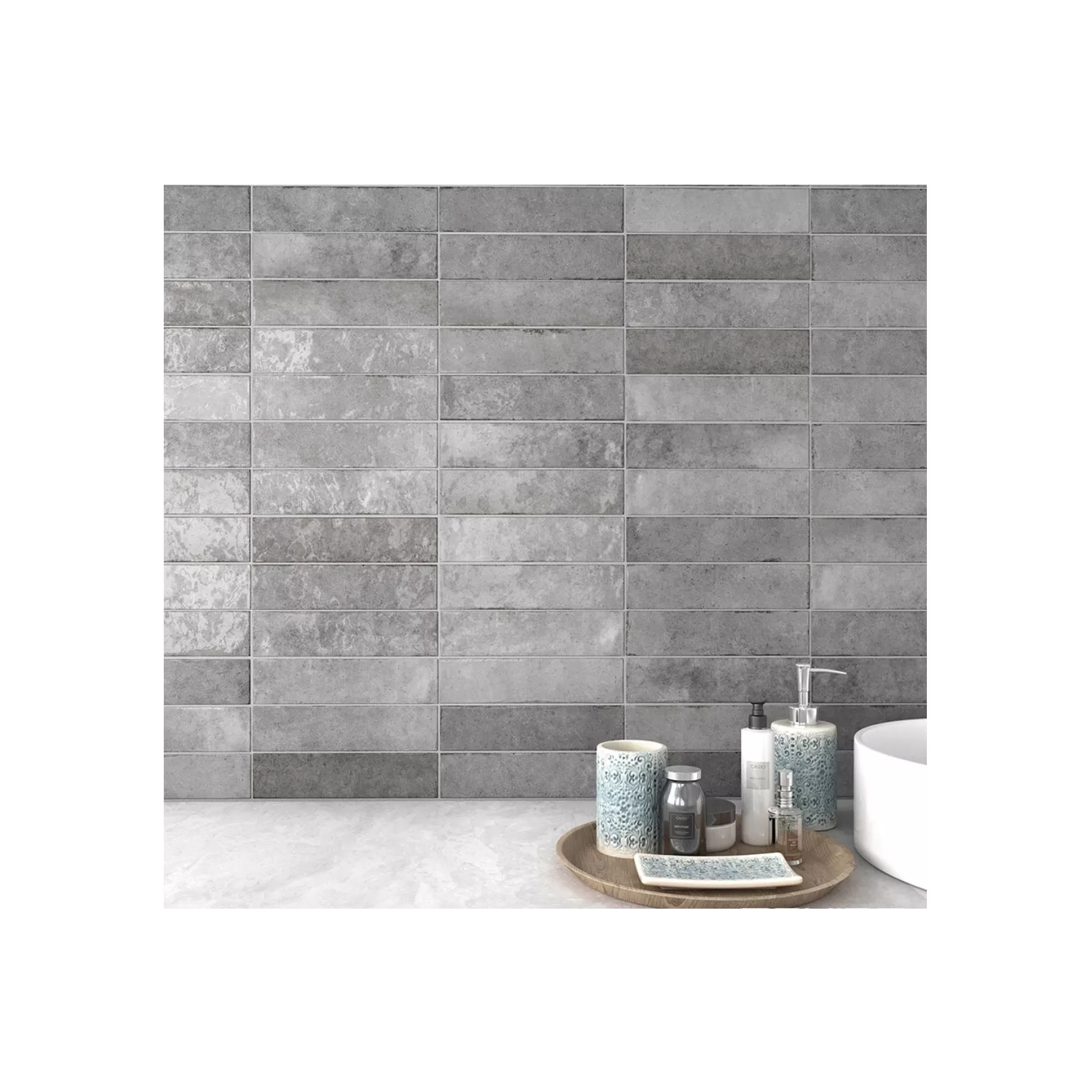 Carrelage mural faïence Tribeca (10 couleurs, 3 formats)