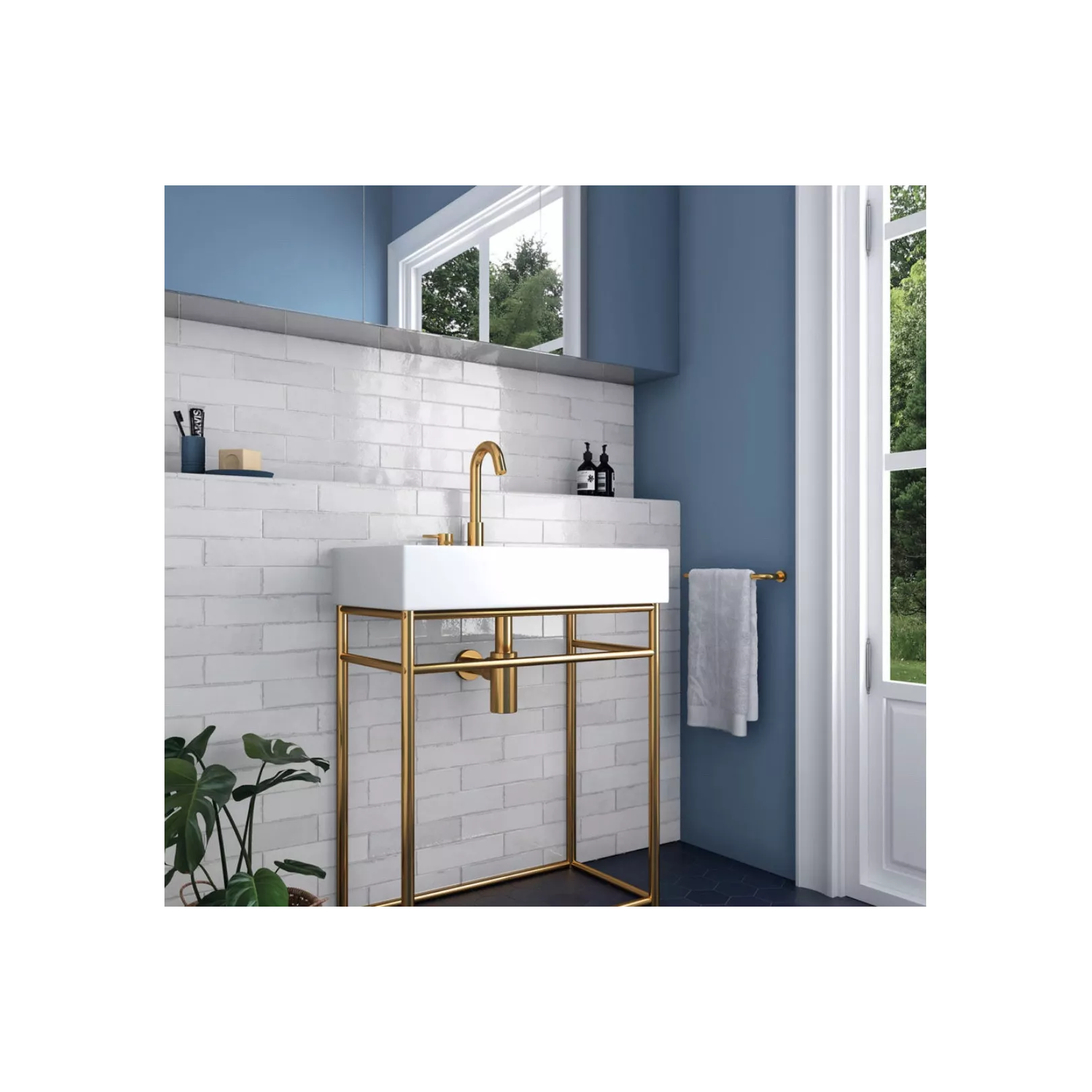 Carrelage mural faïence Tribeca (10 couleurs, 3 formats)