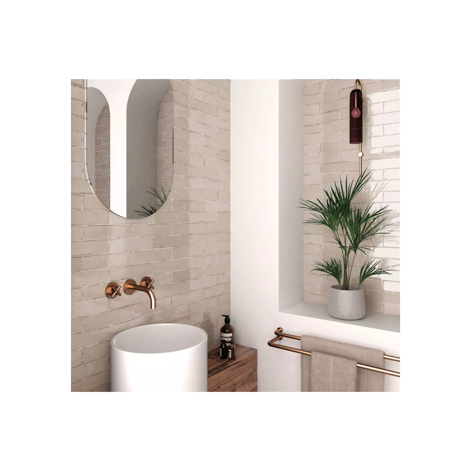 Carrelage mural faïence Tribeca (10 couleurs, 3 formats)