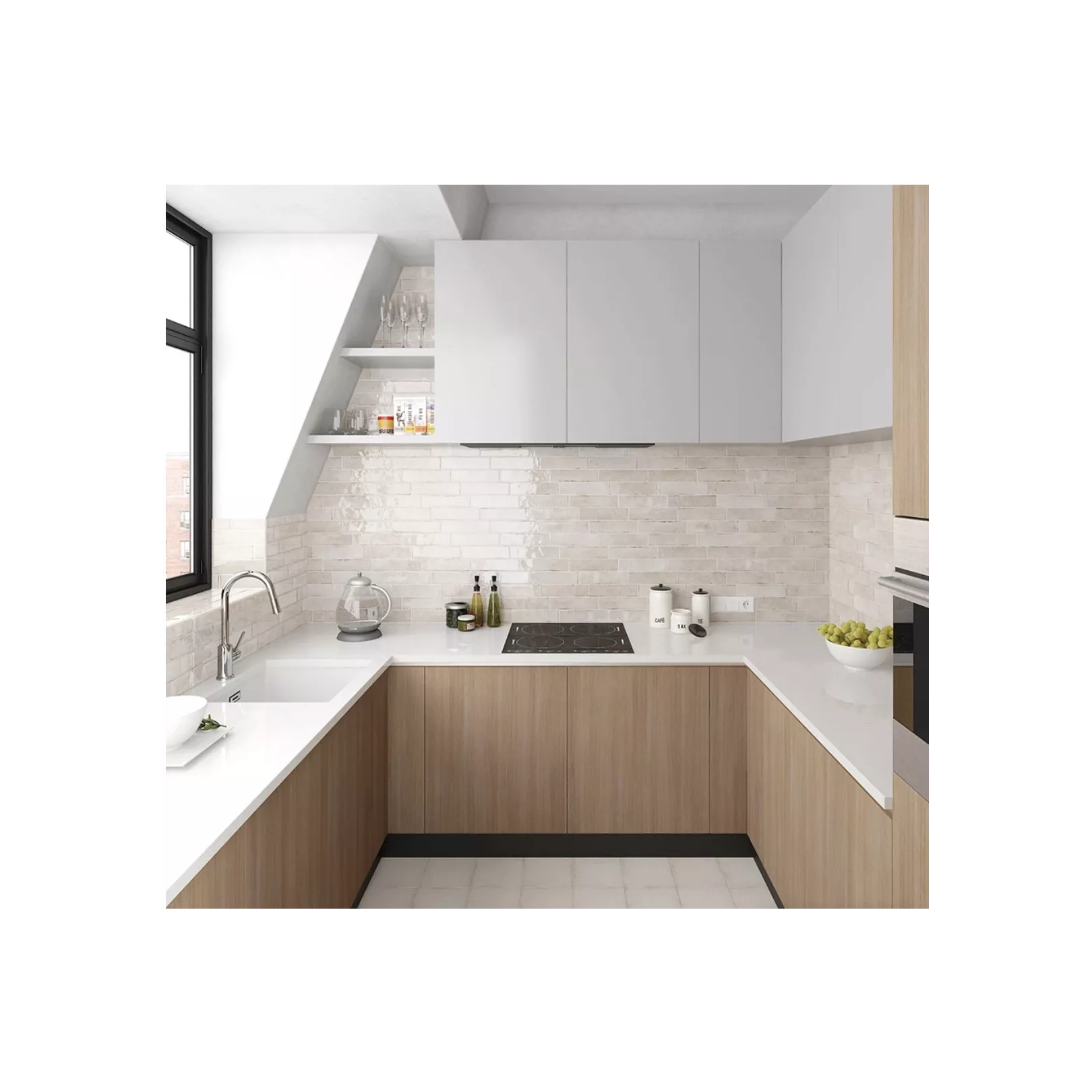 Carrelage mural faïence Tribeca (10 couleurs, 3 formats)