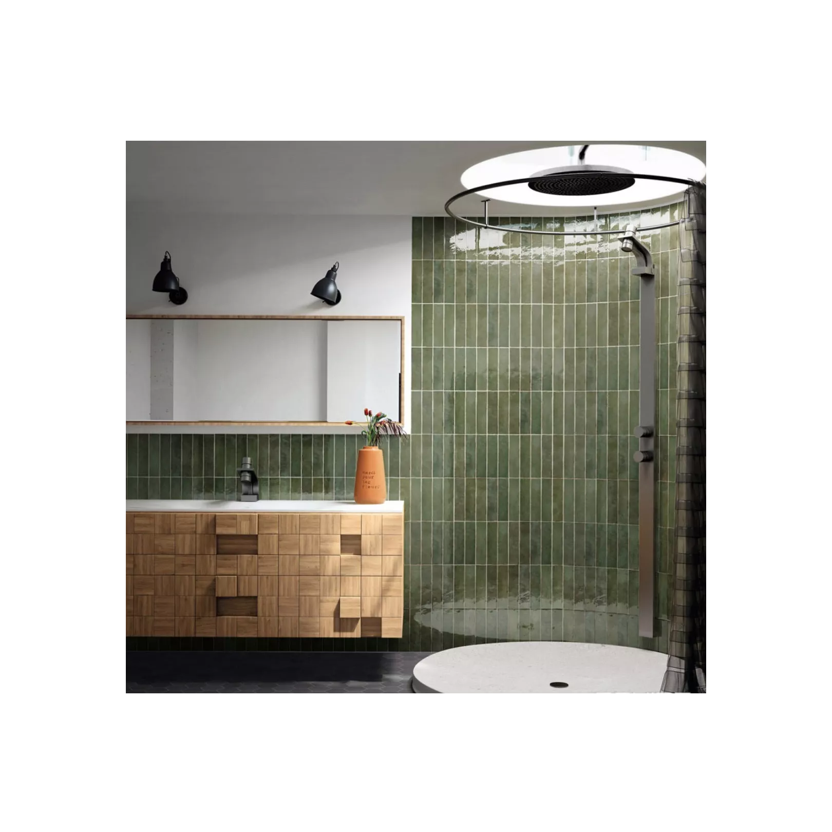 Carrelage mural faïence Tribeca (10 couleurs, 3 formats)