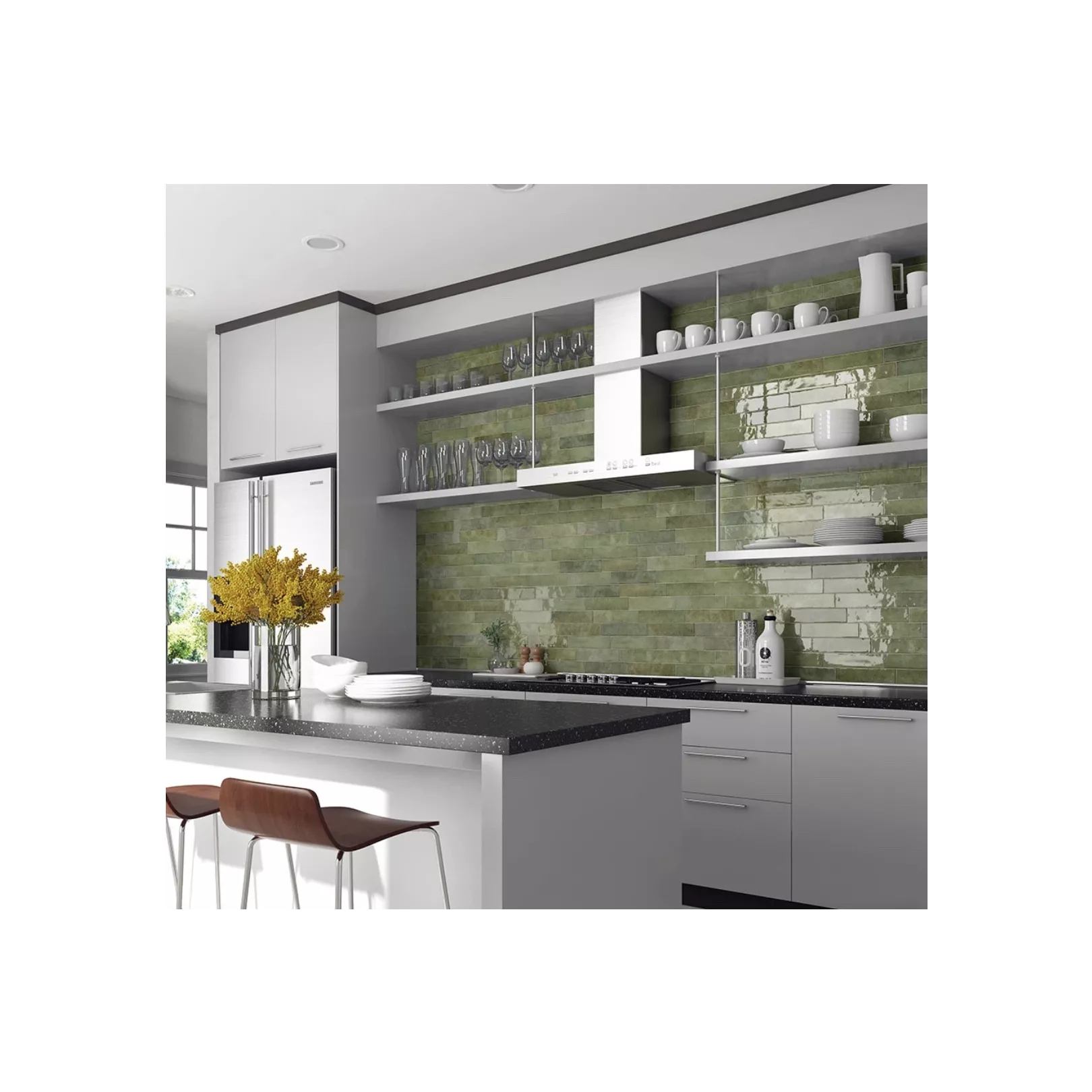 Carrelage mural faïence Tribeca (10 couleurs, 3 formats)