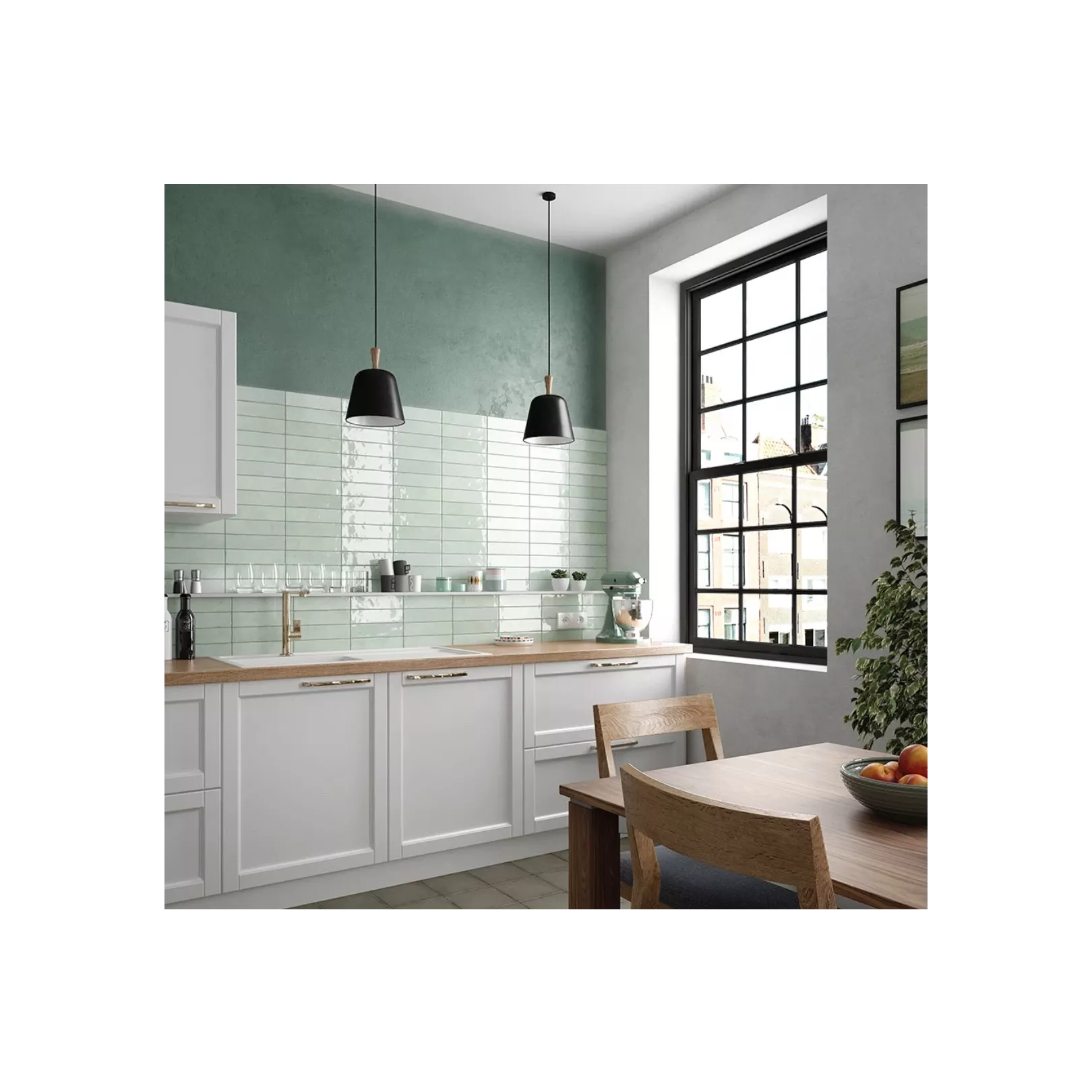 Carrelage mural faïence Tribeca (10 couleurs, 3 formats)