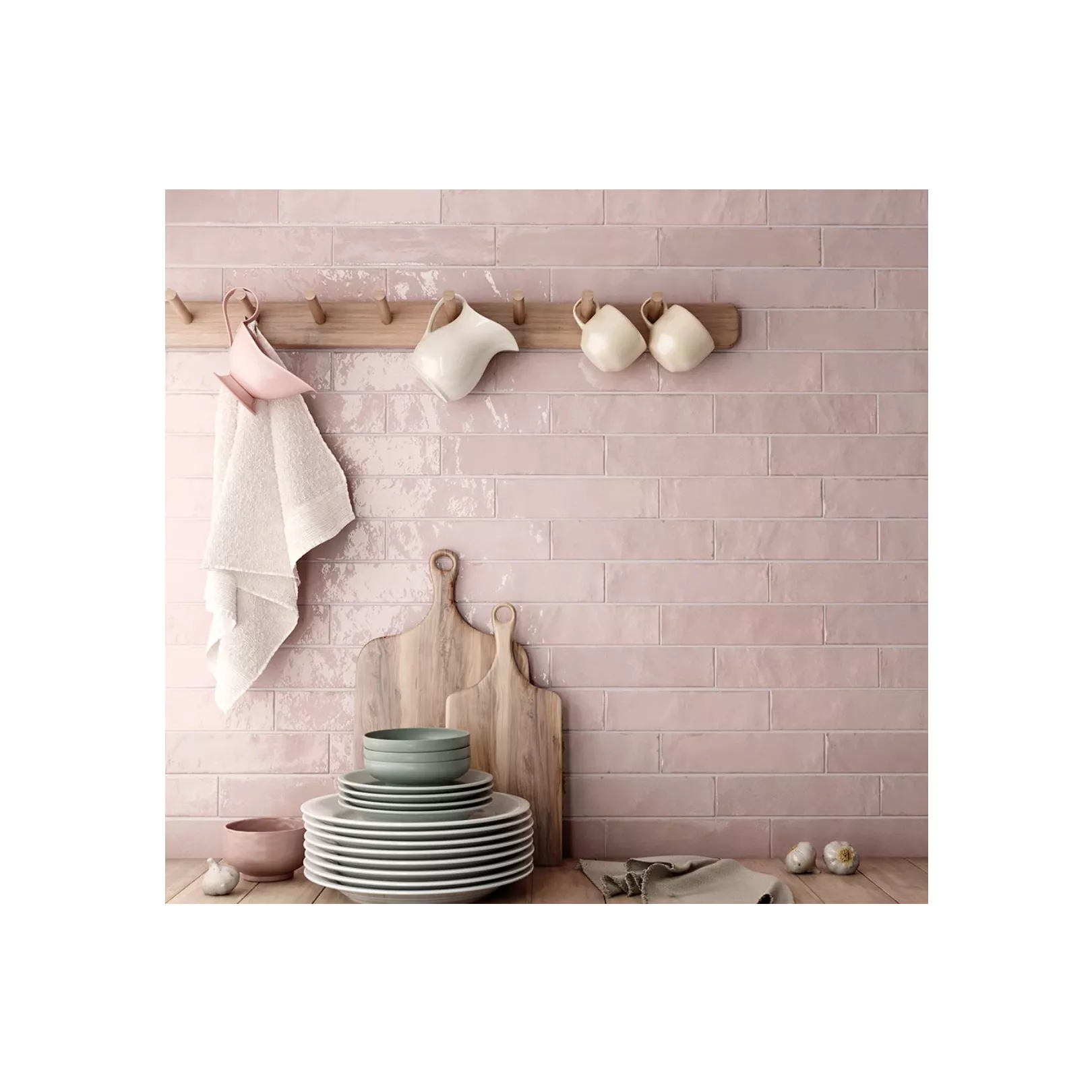 Carrelage mural faïence Tribeca (10 couleurs, 3 formats)