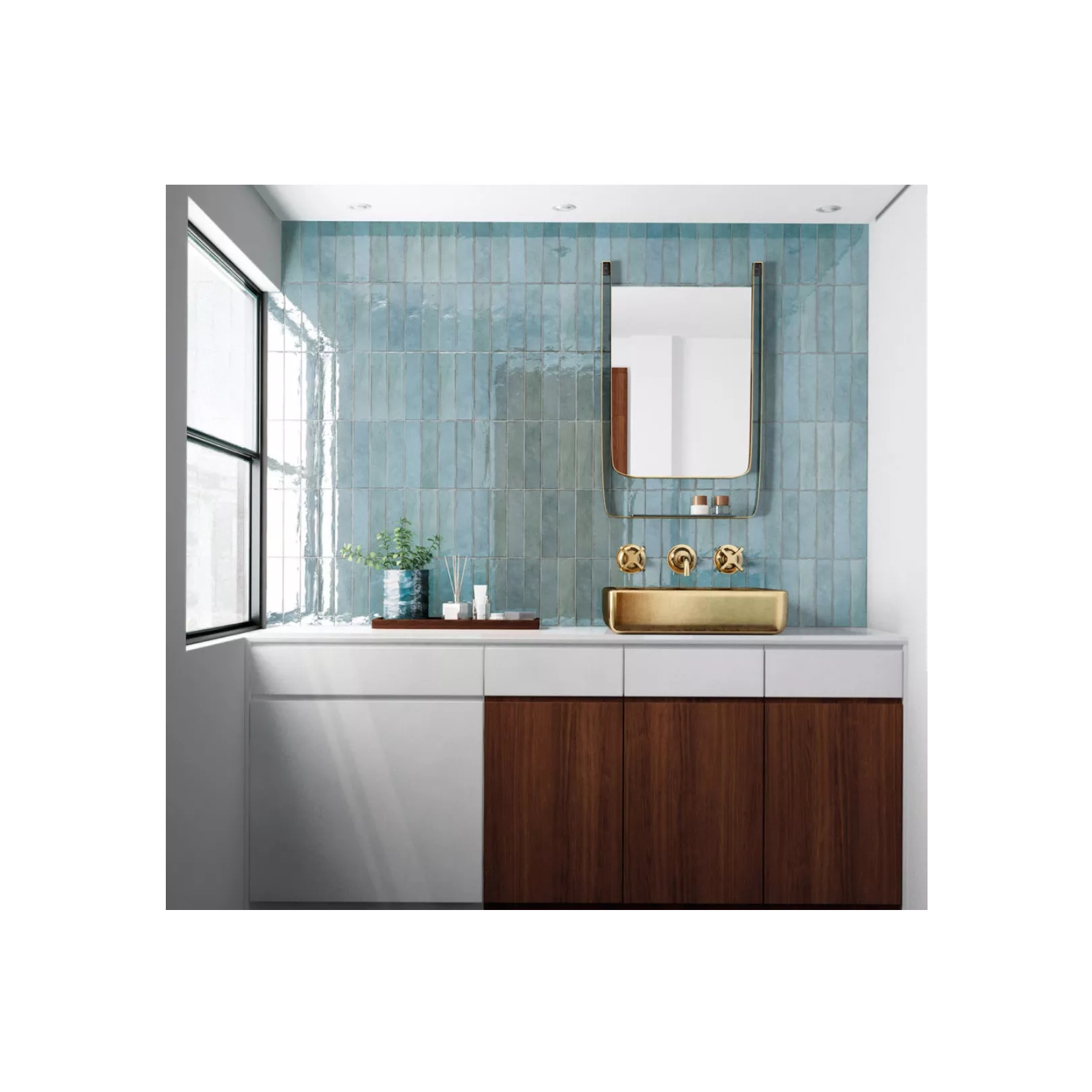 Carrelage mural faïence Tribeca (10 couleurs, 3 formats)