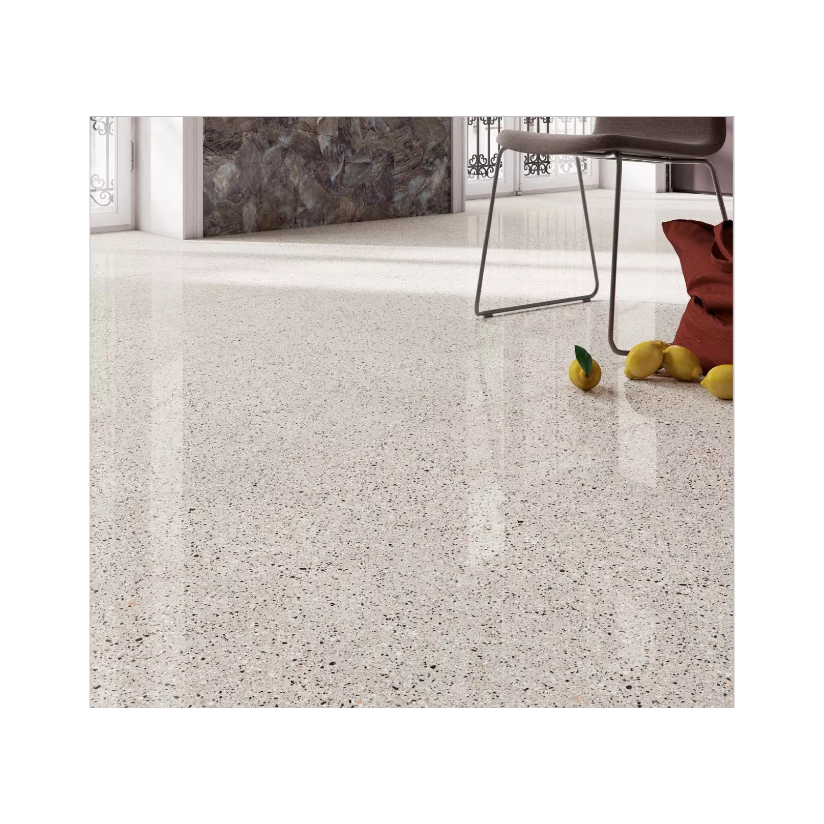 Carrelage grès cérame effet terrazzo Venice Rialto (8 couleurs, 4 formats, 3 finitions)