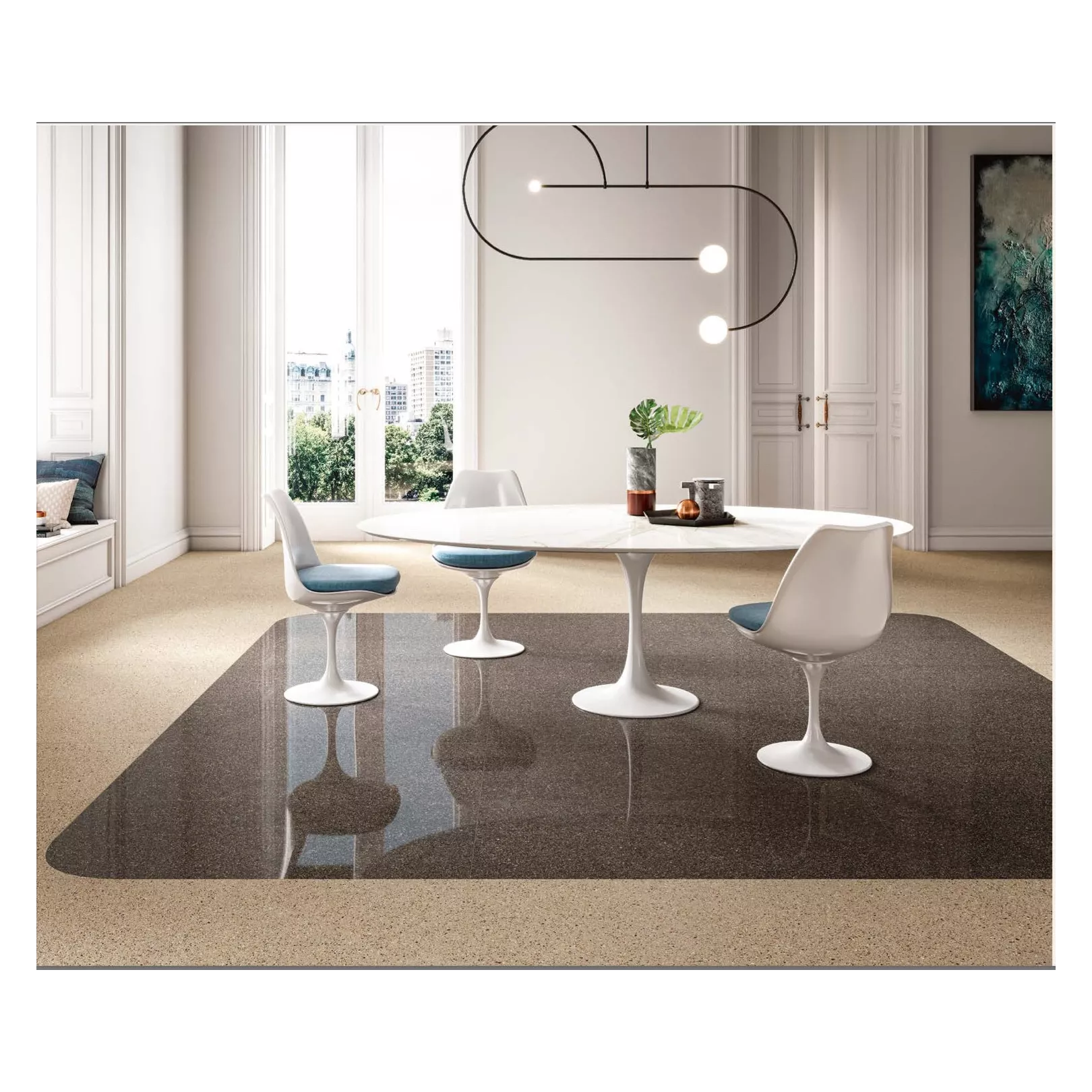 Carrelage grès cérame effet terrazzo Venice Rialto (8 couleurs, 4 formats, 3 finitions)