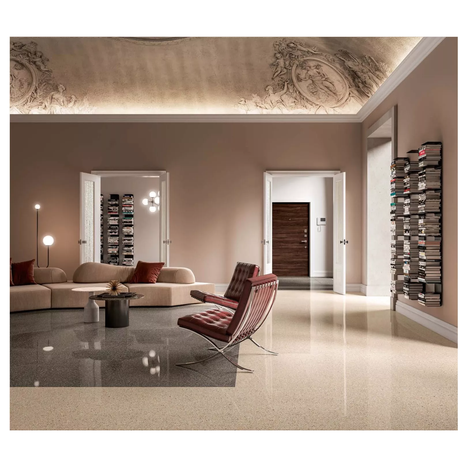Carrelage grès cérame effet terrazzo Venice Rialto (8 couleurs, 4 formats, 3 finitions)