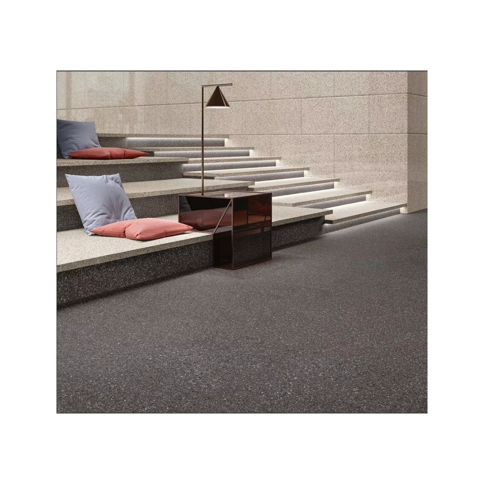 Carrelage grès cérame effet terrazzo Venice Rialto (8 couleurs, 4 formats, 3 finitions)
