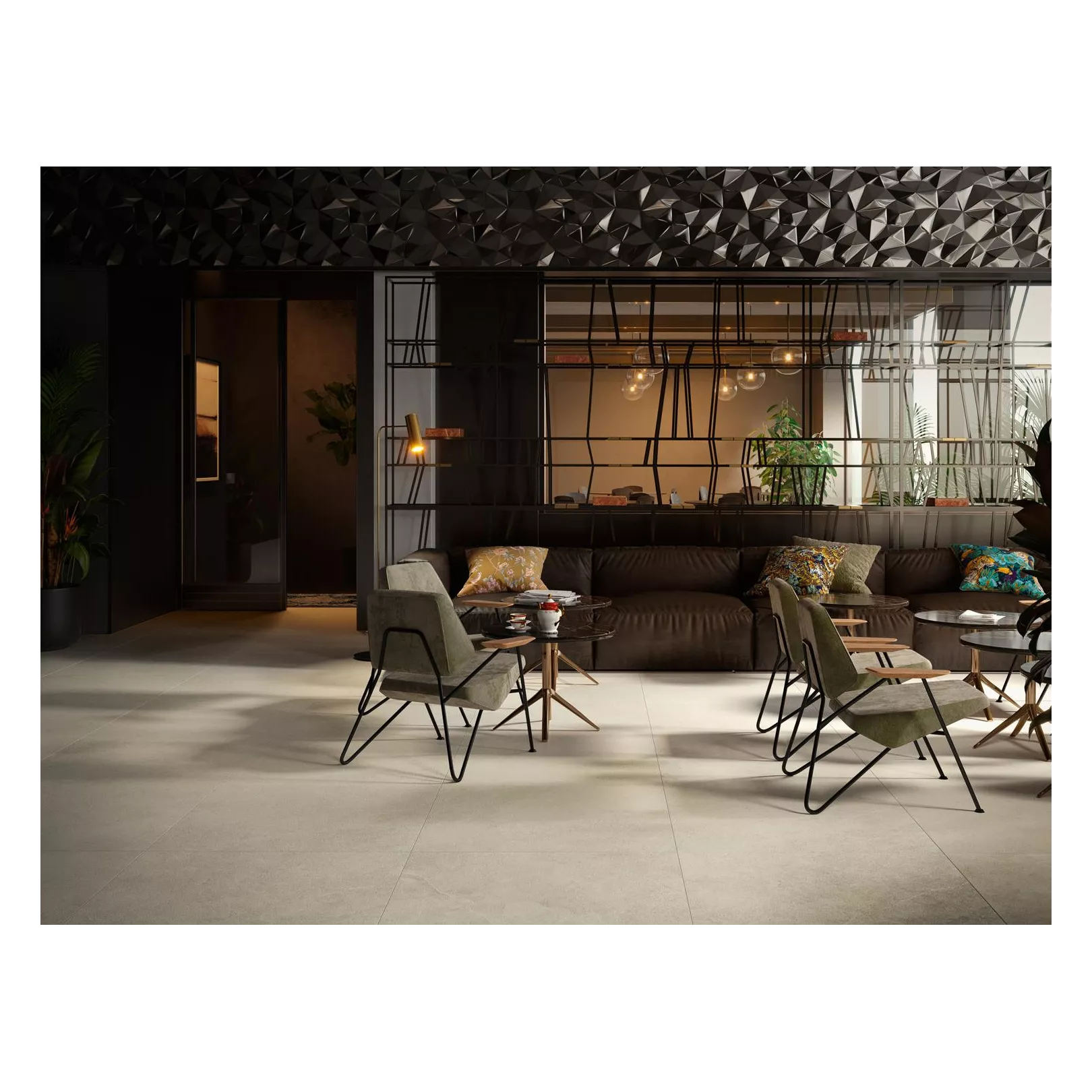 Carrelage grès cérame effet pierre brut Lithos (4 formats, 4 couleurs, 4 finitions)