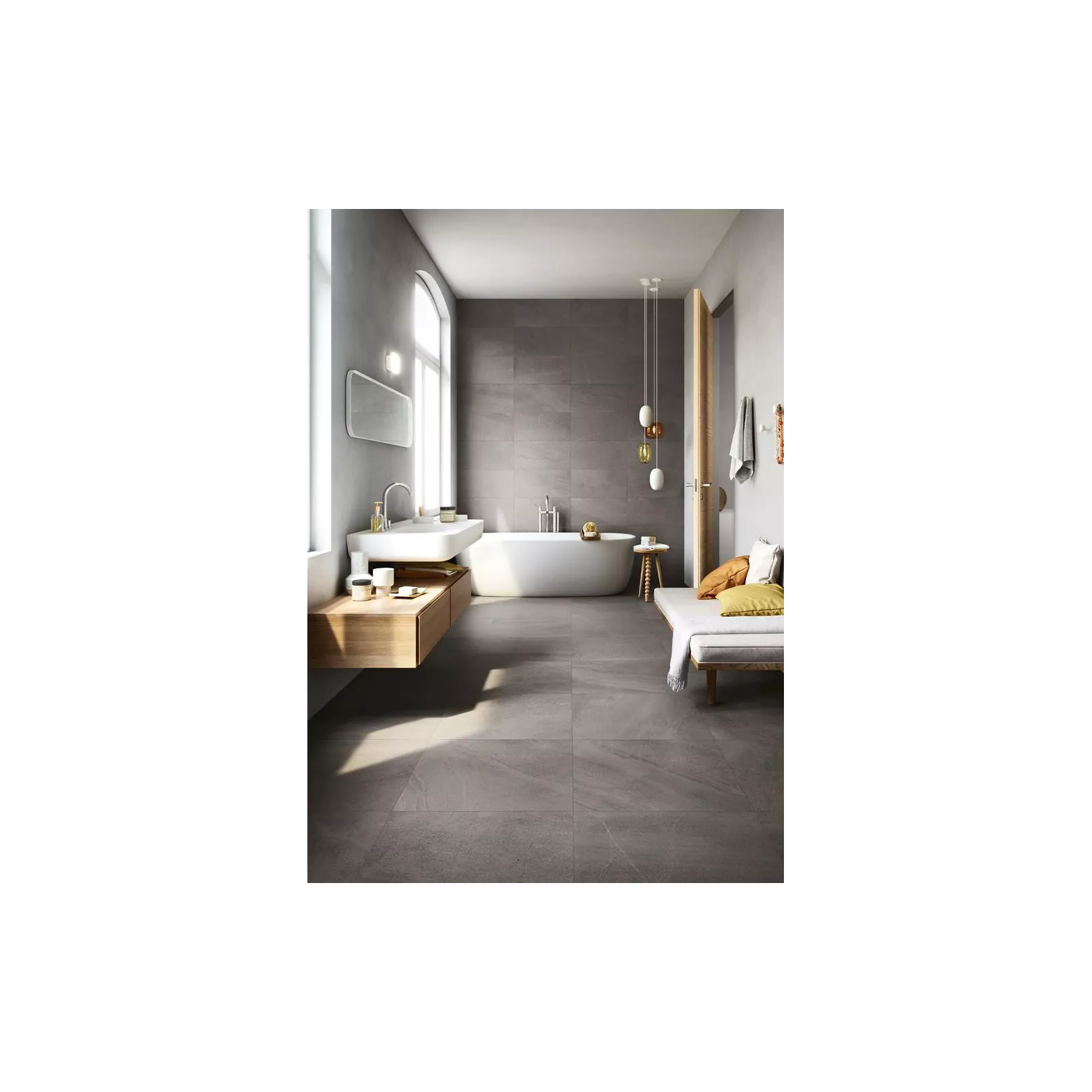 Carrelage grès cérame effet pierre limestone (4 formats, 4 couleurs, 4 finitions)