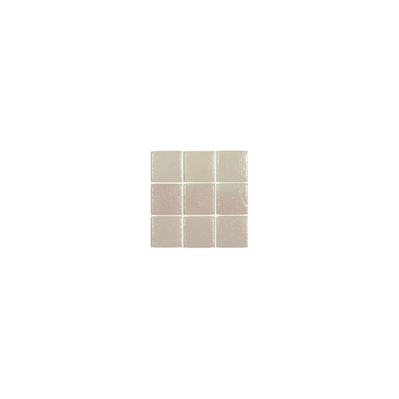 Mosaïque pâte de verre NIEBLA Hexagone 2.6x2.2cm