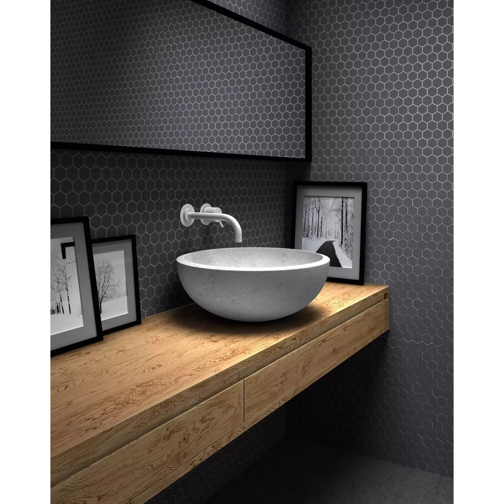 Mosaïque pâte de verre NORDIC