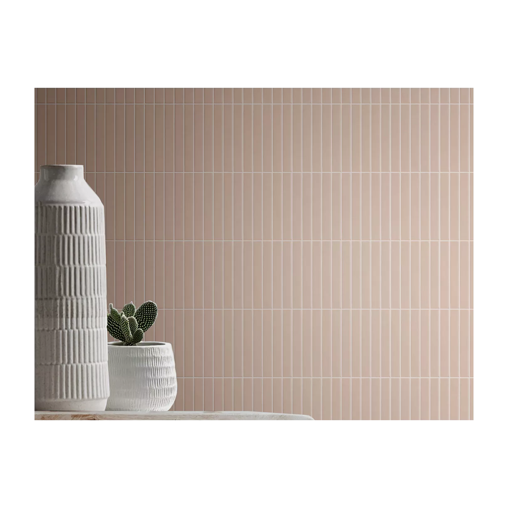 grès cérame BATON Rosy Blush Mat