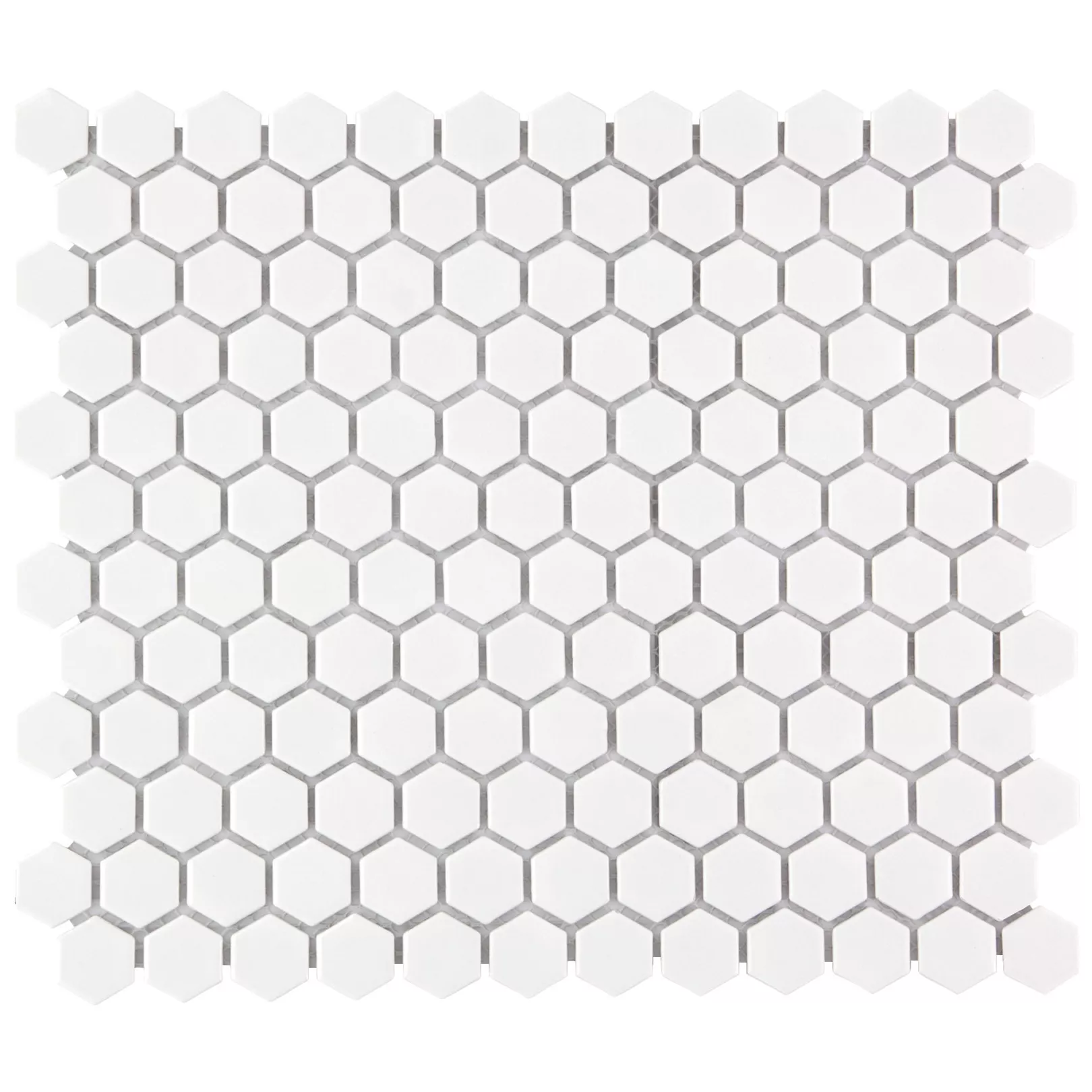 Porcelain stoneware mosaic BARCELONA hexagone 2,6x2,3cm