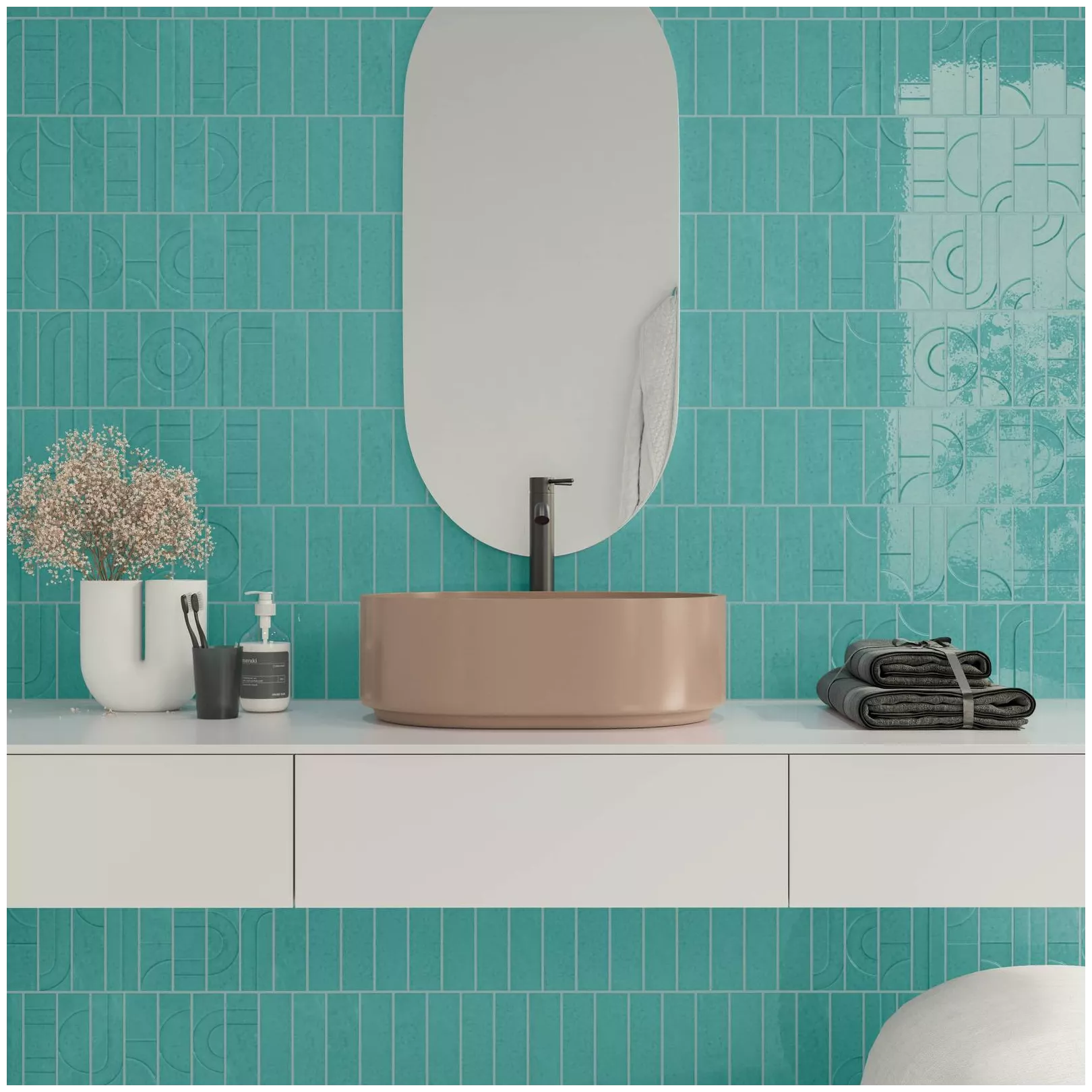 Wall tiles porcelain body HAMMER