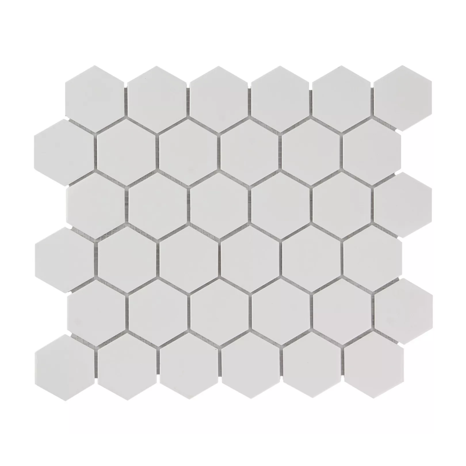 Porcelain stoneware mosaic BARCELONA hexagone 5.9x5.1cm