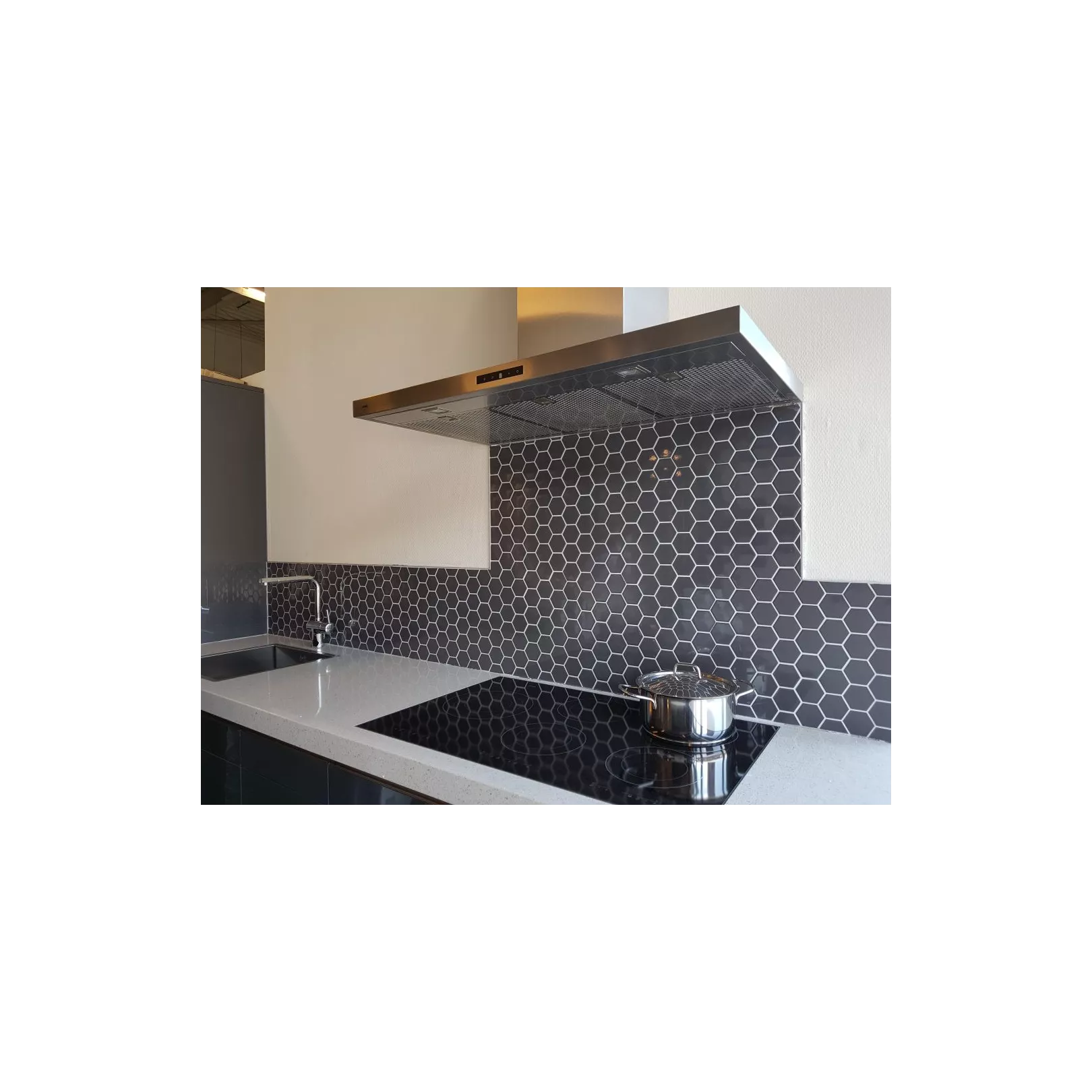 Porcelain stoneware mosaic BARCELONA hexagone 5.9x5.1cm