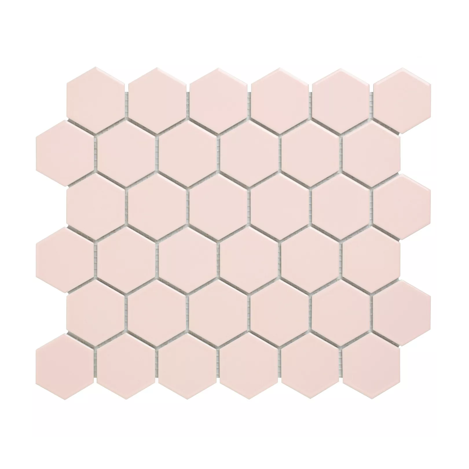 Porcelain stoneware mosaic BARCELONA hexagone 5.9x5.1cm