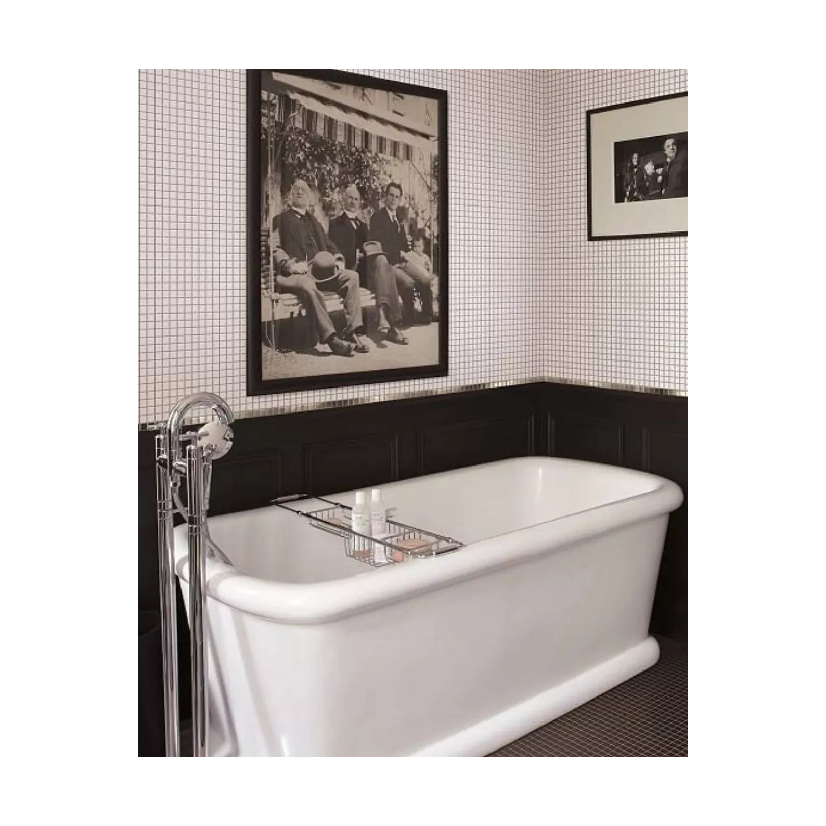 Porcelain stoneware mosaic BARCELONA Square 2,3x2,3cm