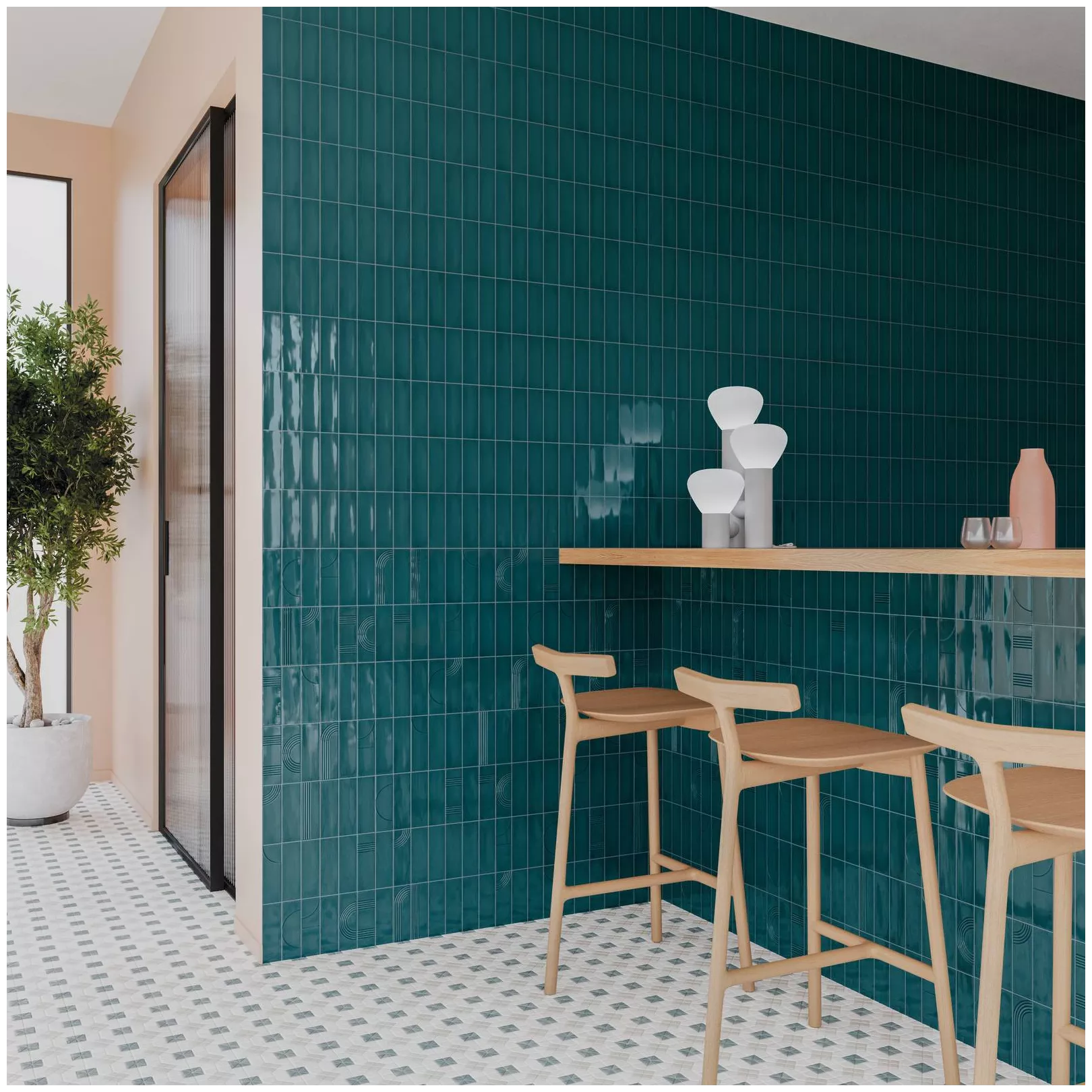 Wall tiles porcelain body GLOW