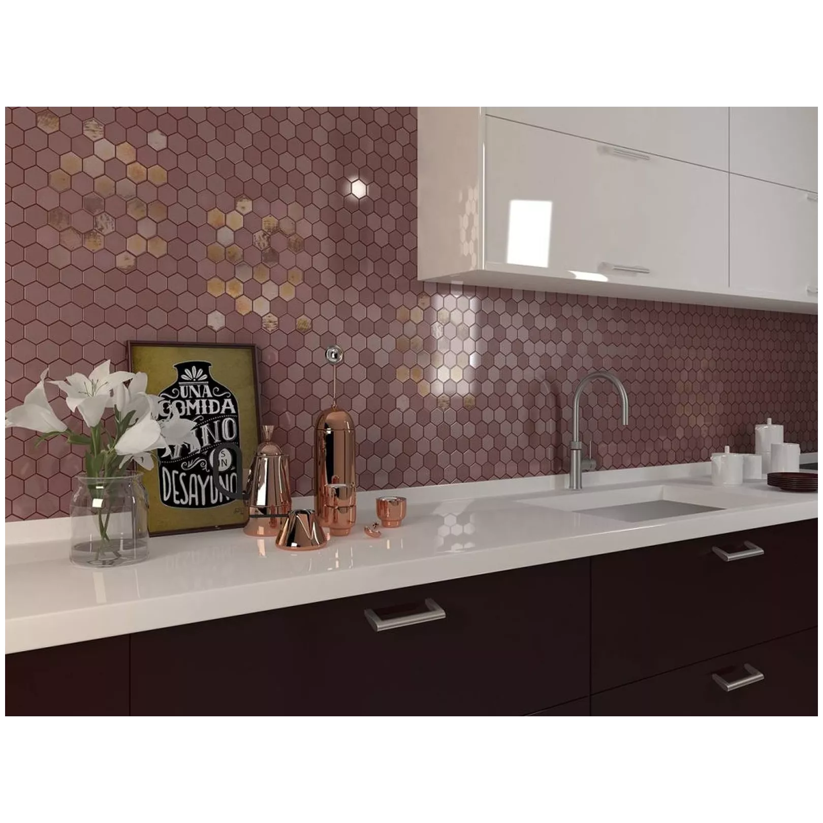 Mosaic Fuzed glass VALENCIA