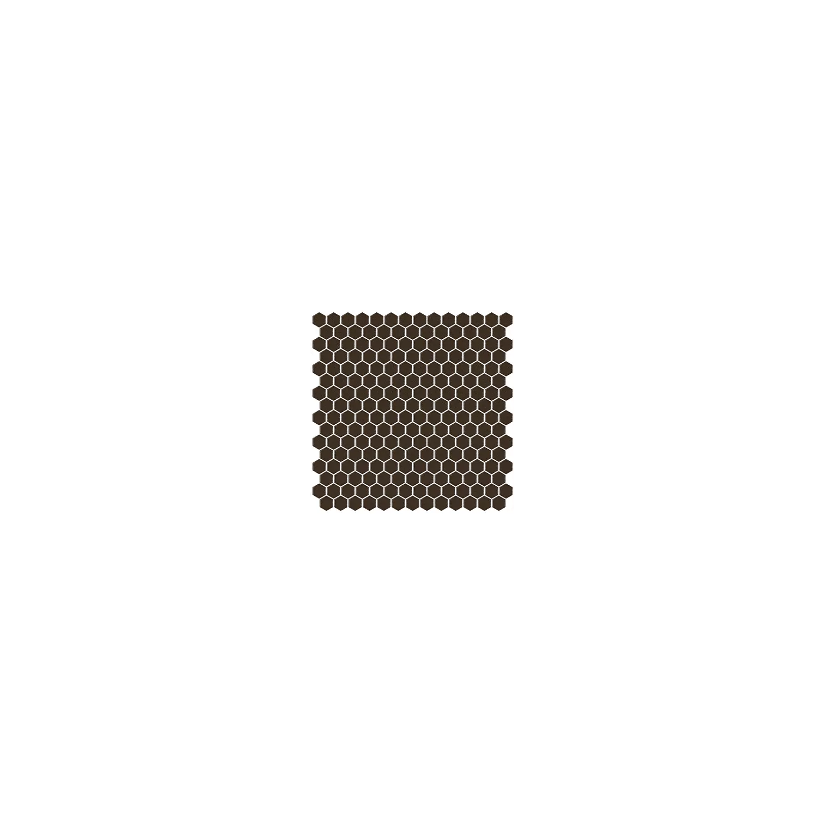 Mosaïque pâte de verre UNICOLOR Hexagone 2.6x2.2cm
