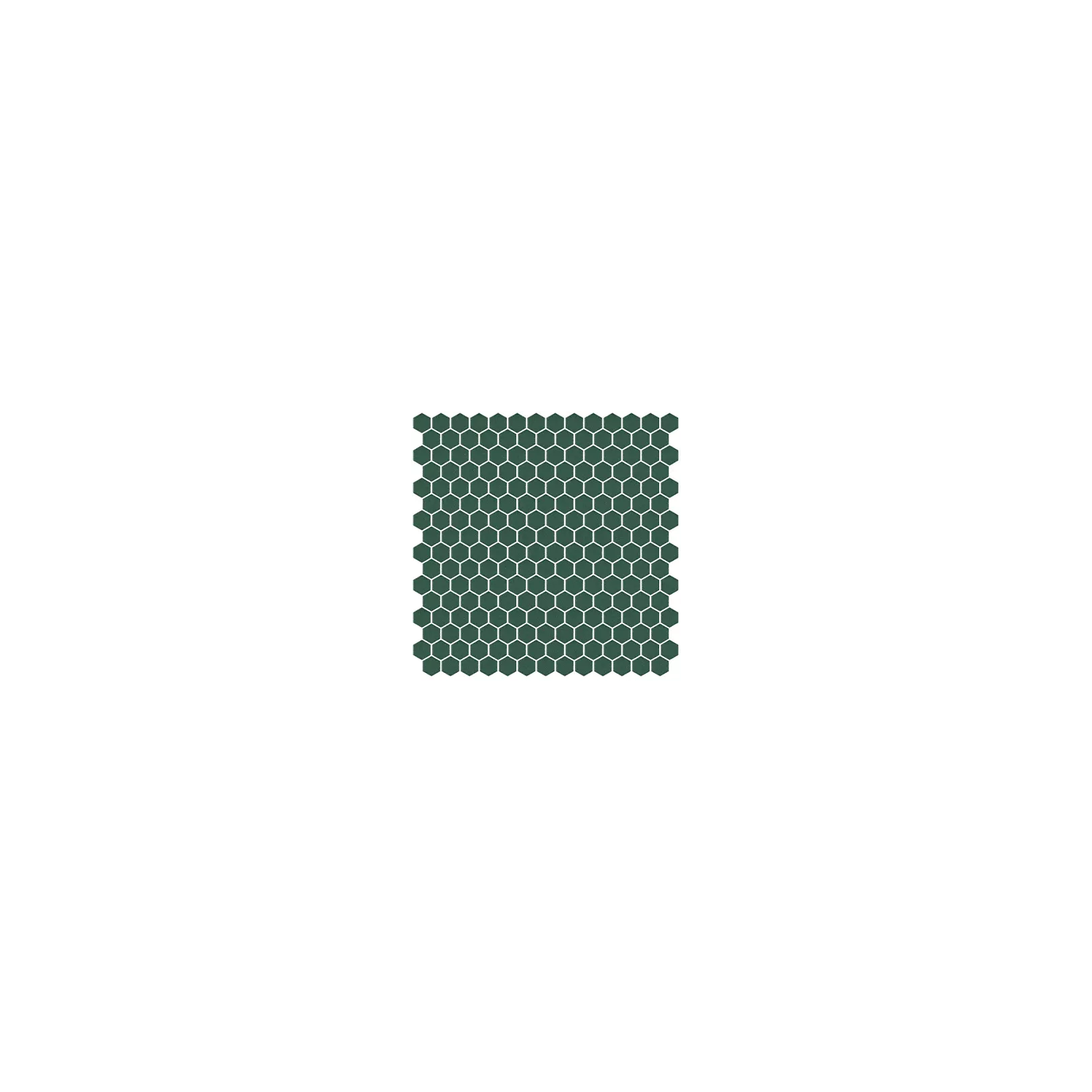 Mosaïque pâte de verre UNICOLOR Hexagone 2.6x2.2cm